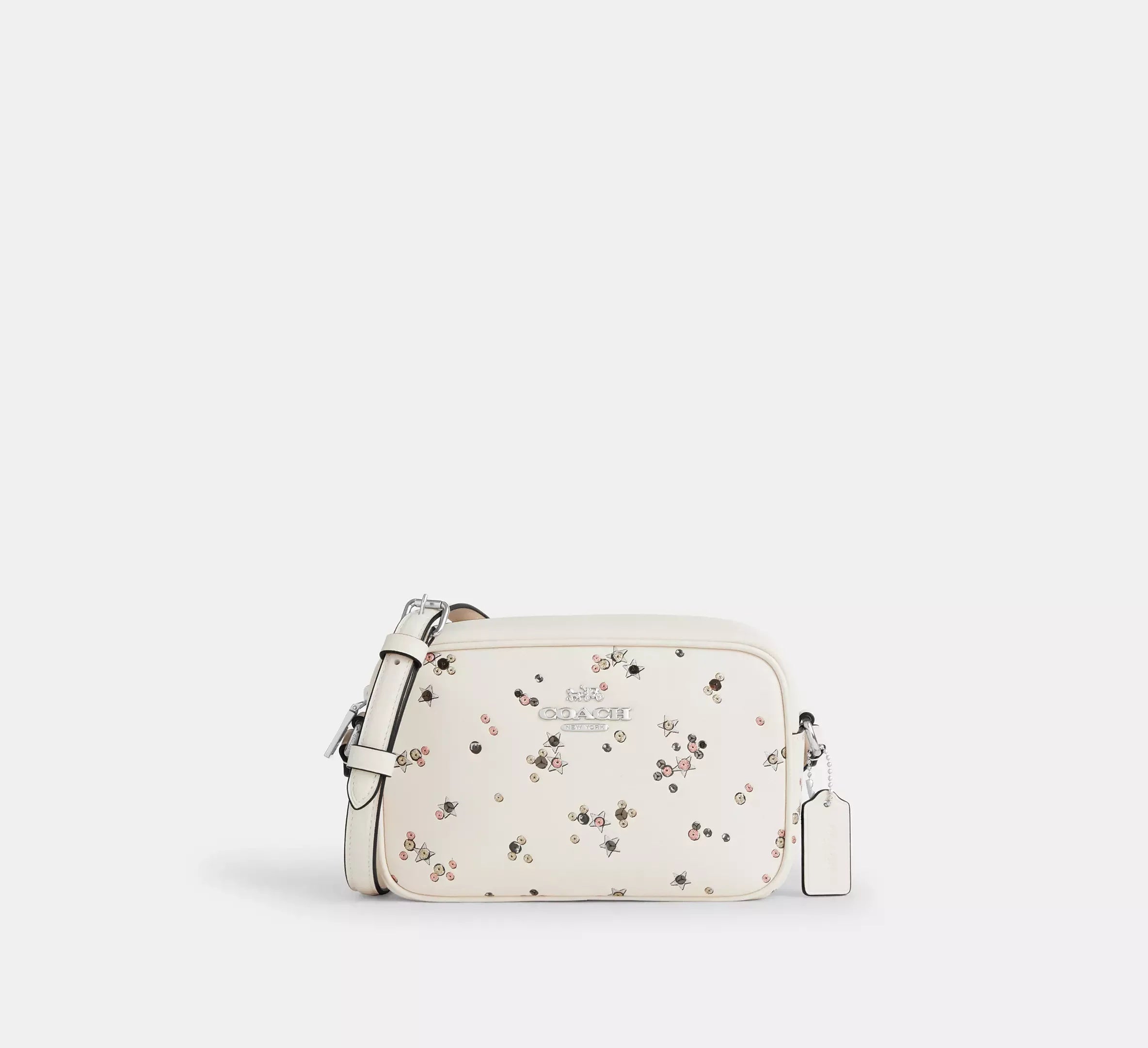 Coach Mini Jamie Camera Bag With Star Print - Silver - My Suti