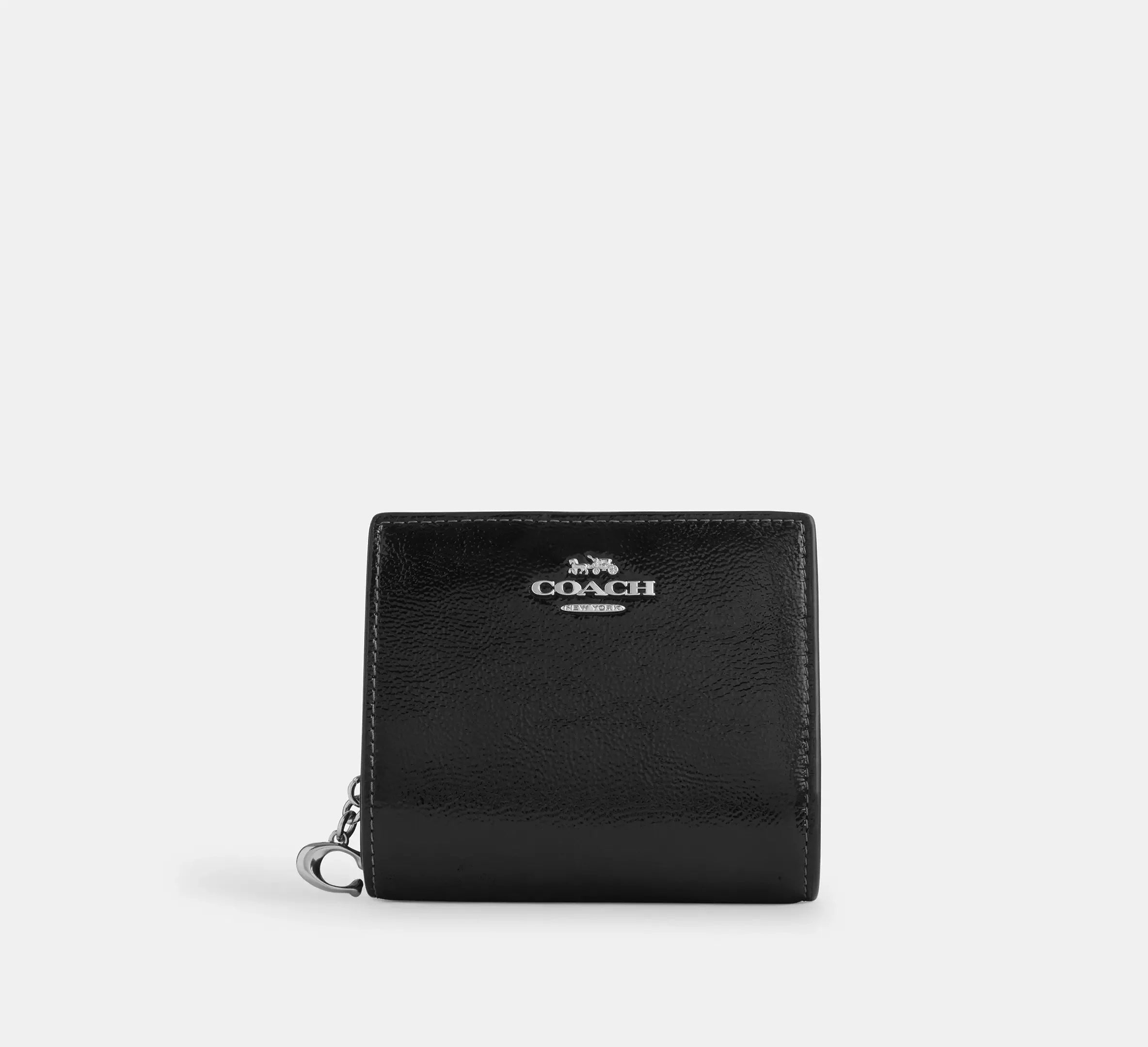 Coach Snap Wallet - Silver/Black - My Suti
