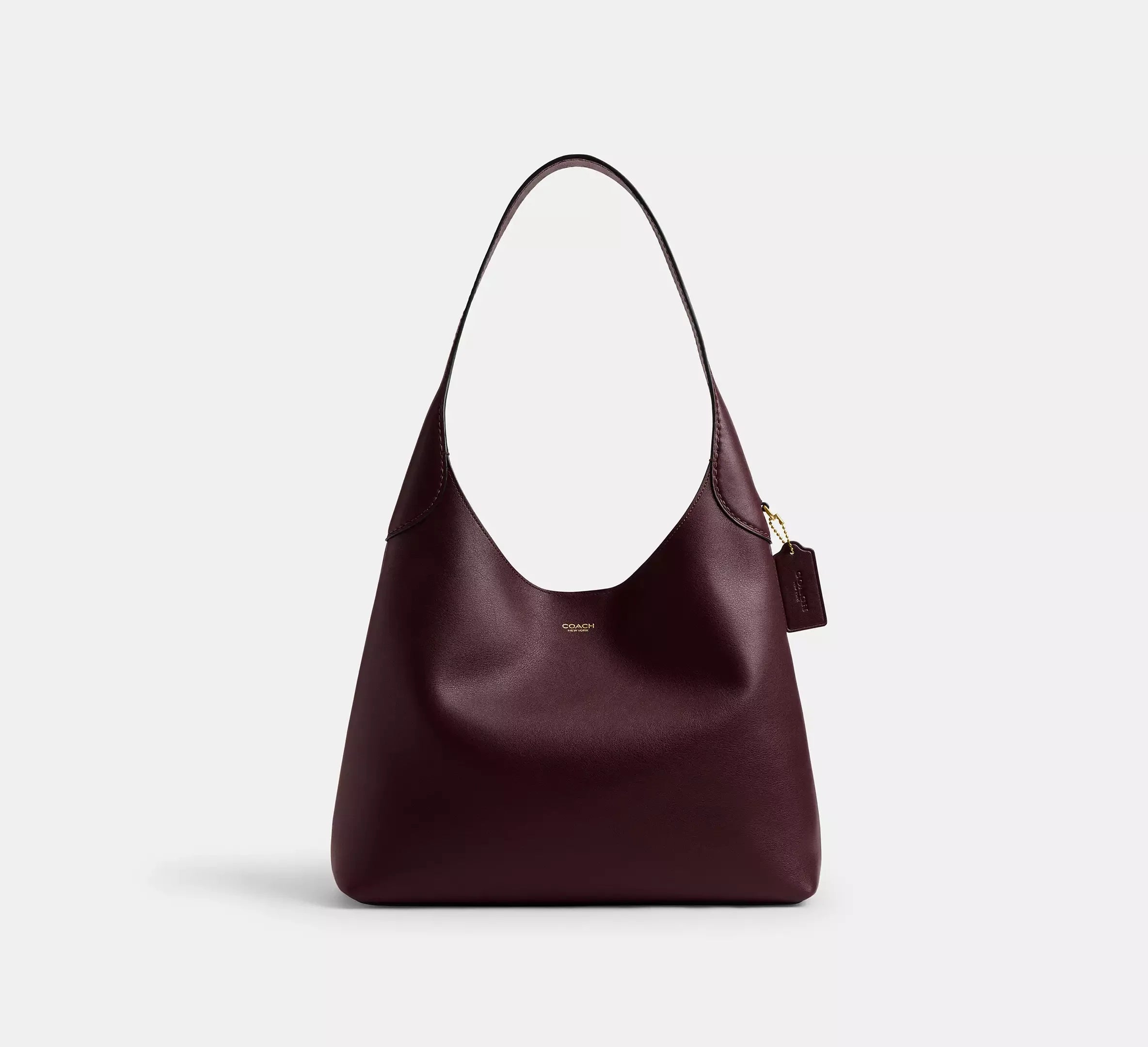 Coach Brooklyn Shoulder Bag 34 - Brass/Merlot - My Suti