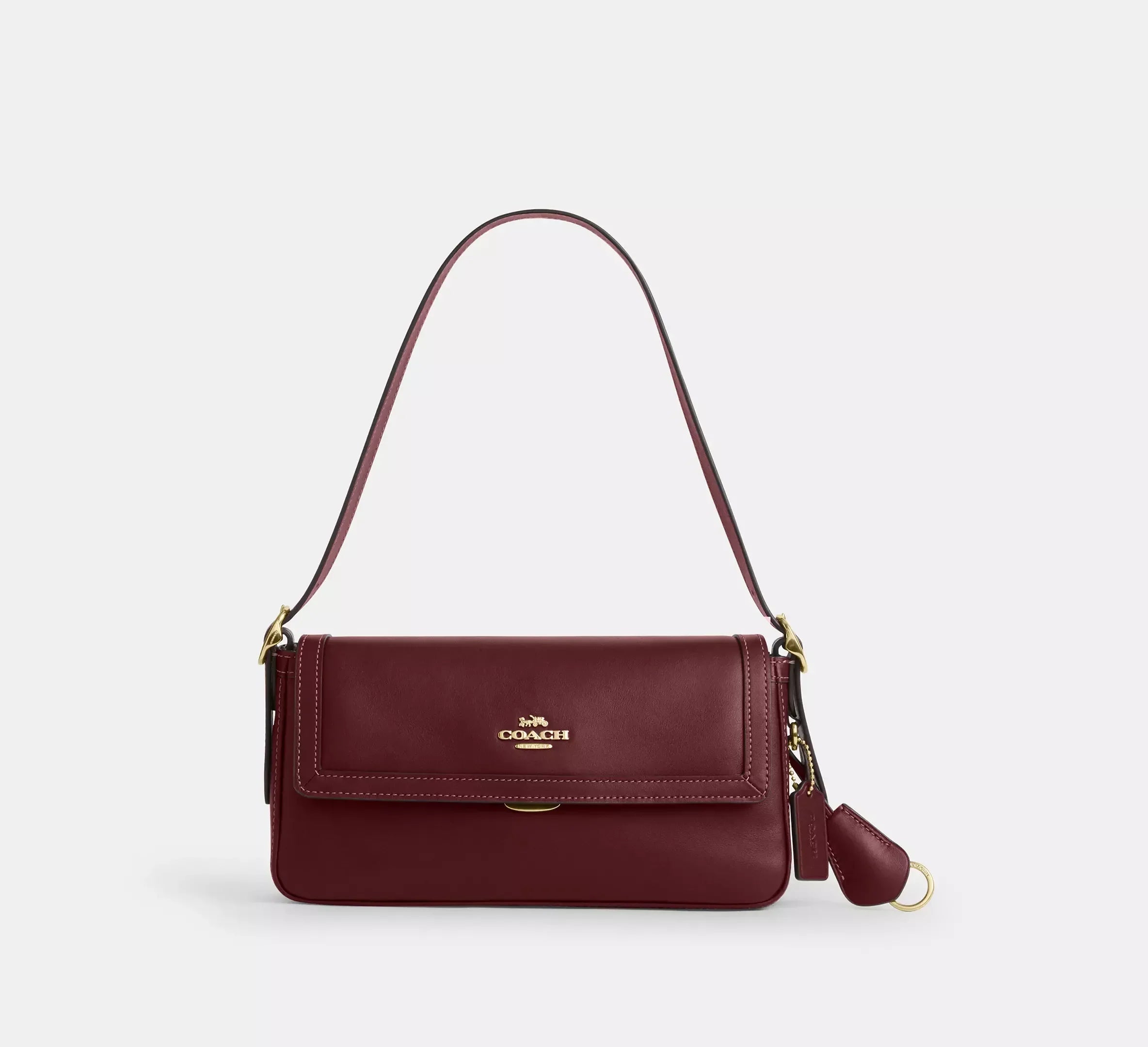 Coach Etta Small Flap Shoulder Bag - Gold - My Suti