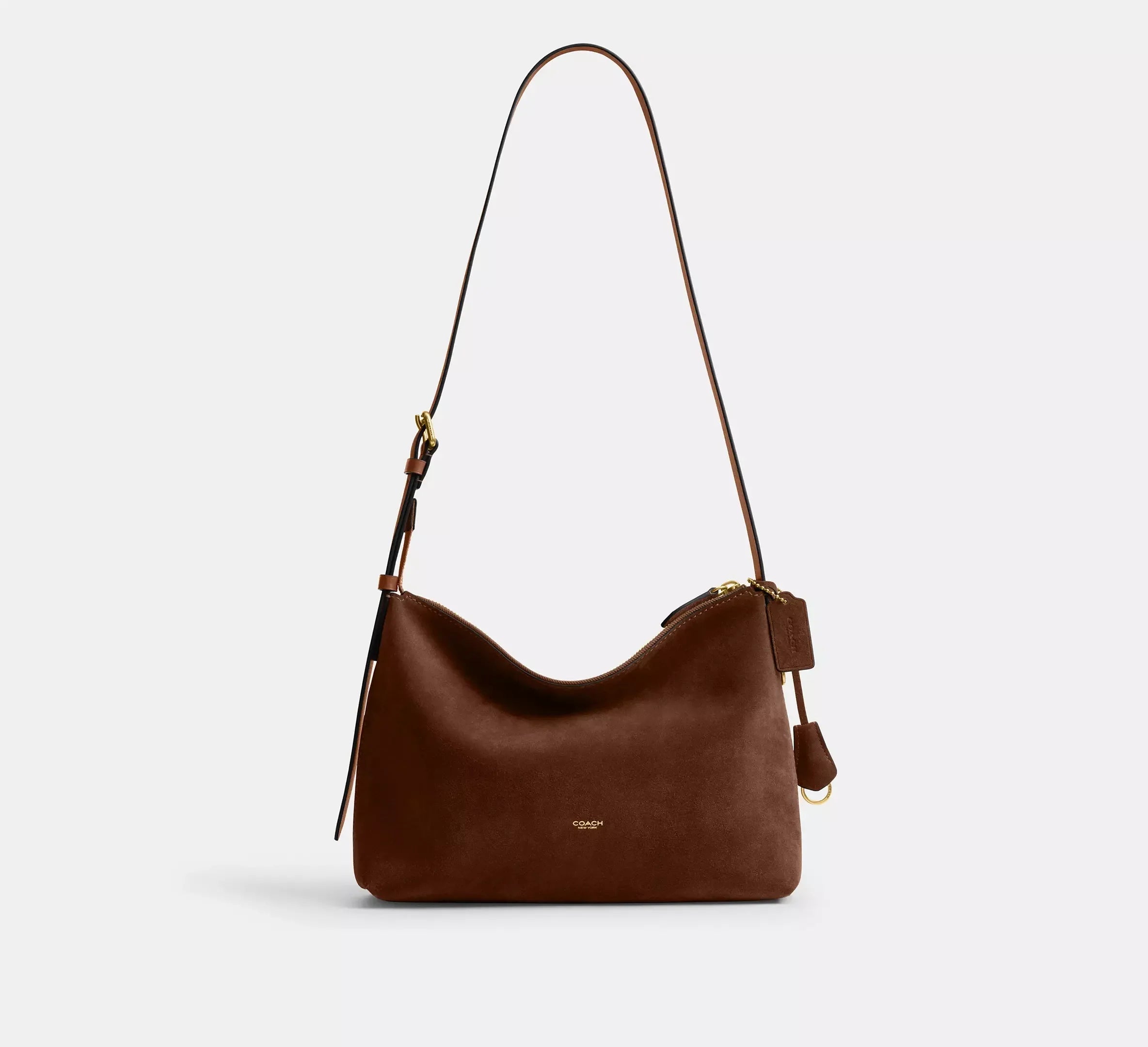 Coach Mott Messenger Bag 33 - Suede/Warm Brown - My Suti