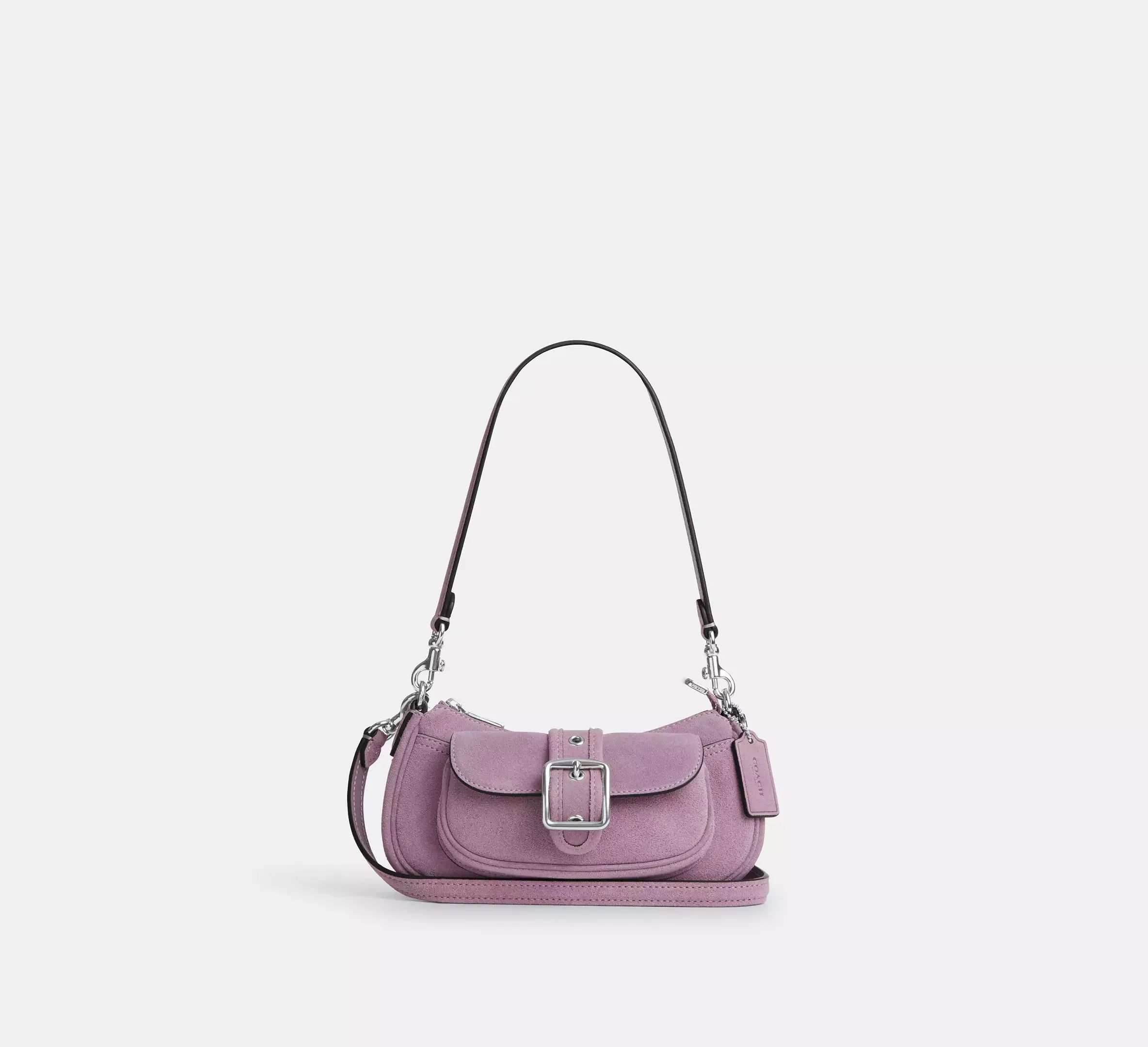 Coach Ashton Mini Shoulder Bag - Silver/Light Violet - My Suti