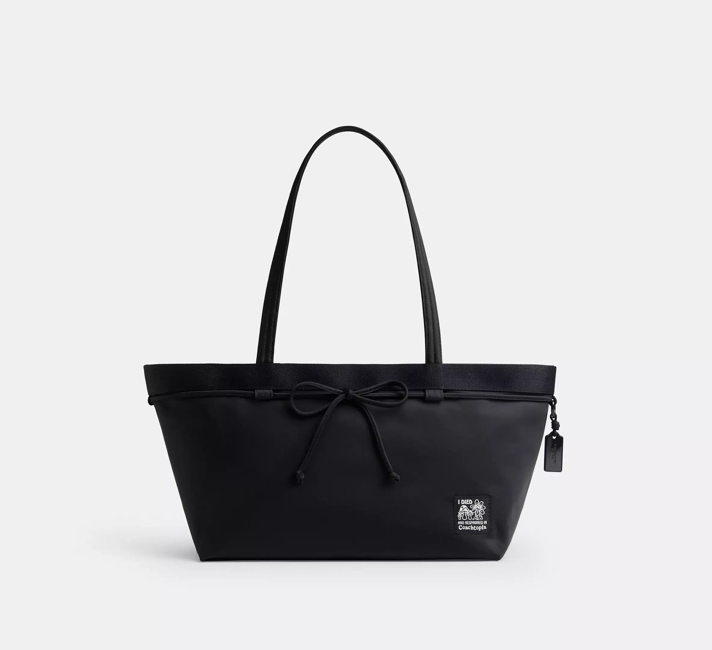 Coach Coachtopia Loop Bow Tote Bag - Black - My Suti