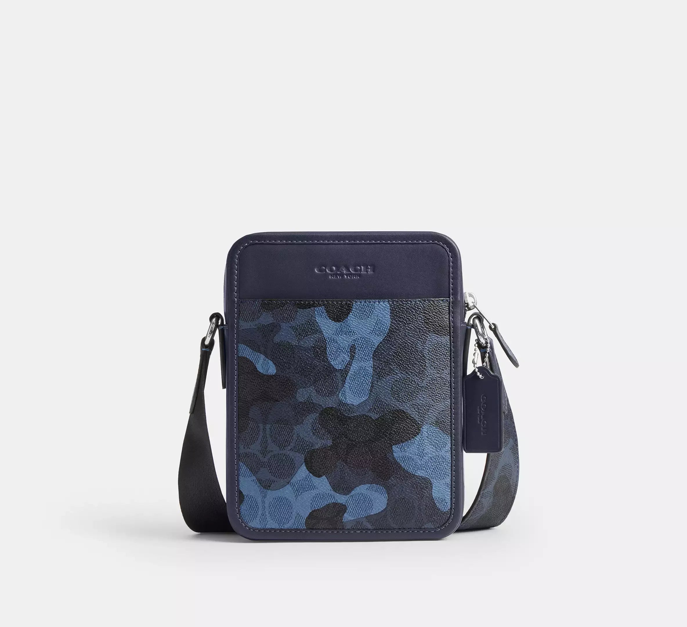 Coach Sullivan Crossbody Bag In Signature Camo Print - Silver - My Suti