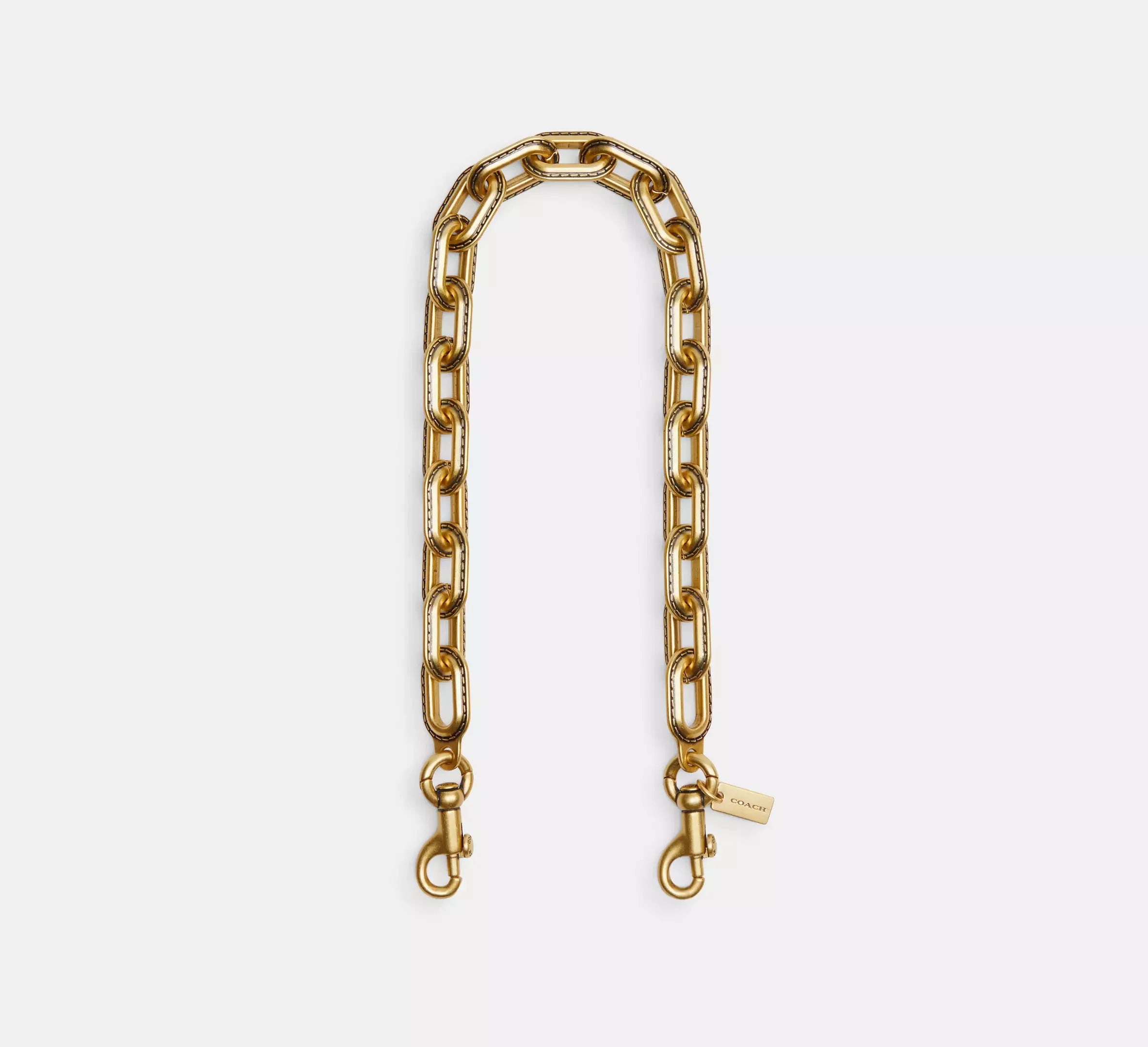 Coach Link Chain Strap - Metal/Brass - My Suti