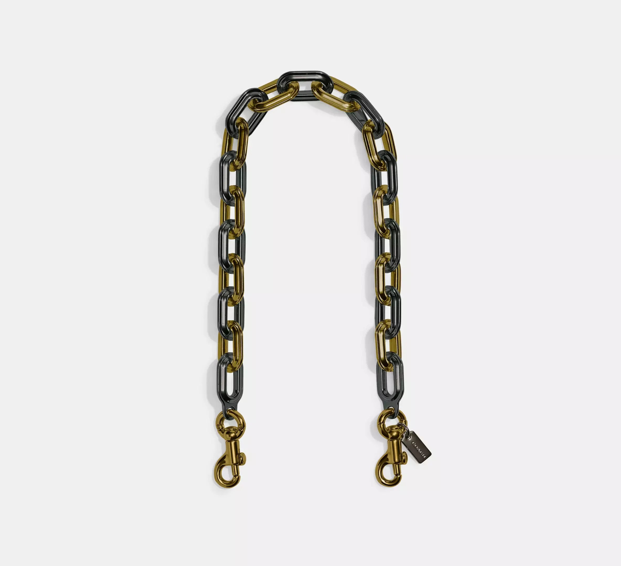 Coach Link Chain Strap - Metal/Brass/Pewter - My Suti