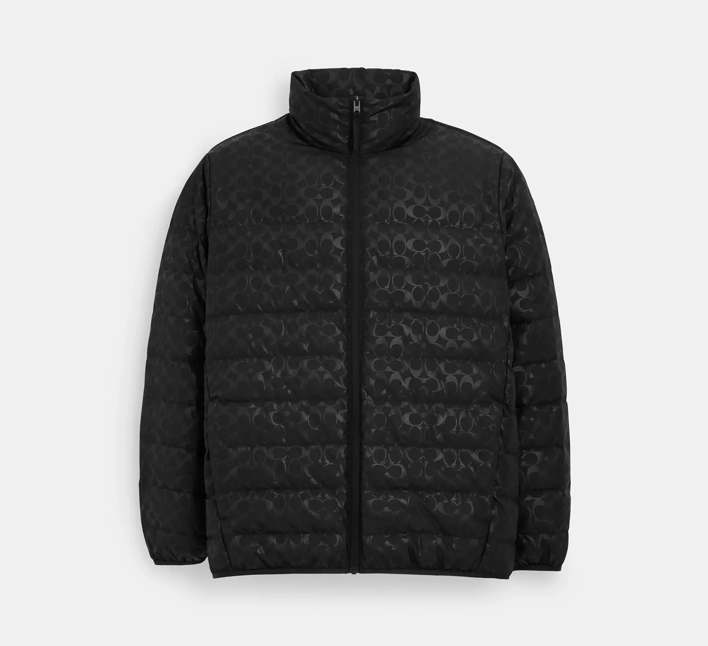 Coach Lightweight Down Jacket In Recycled - Black - My Suti