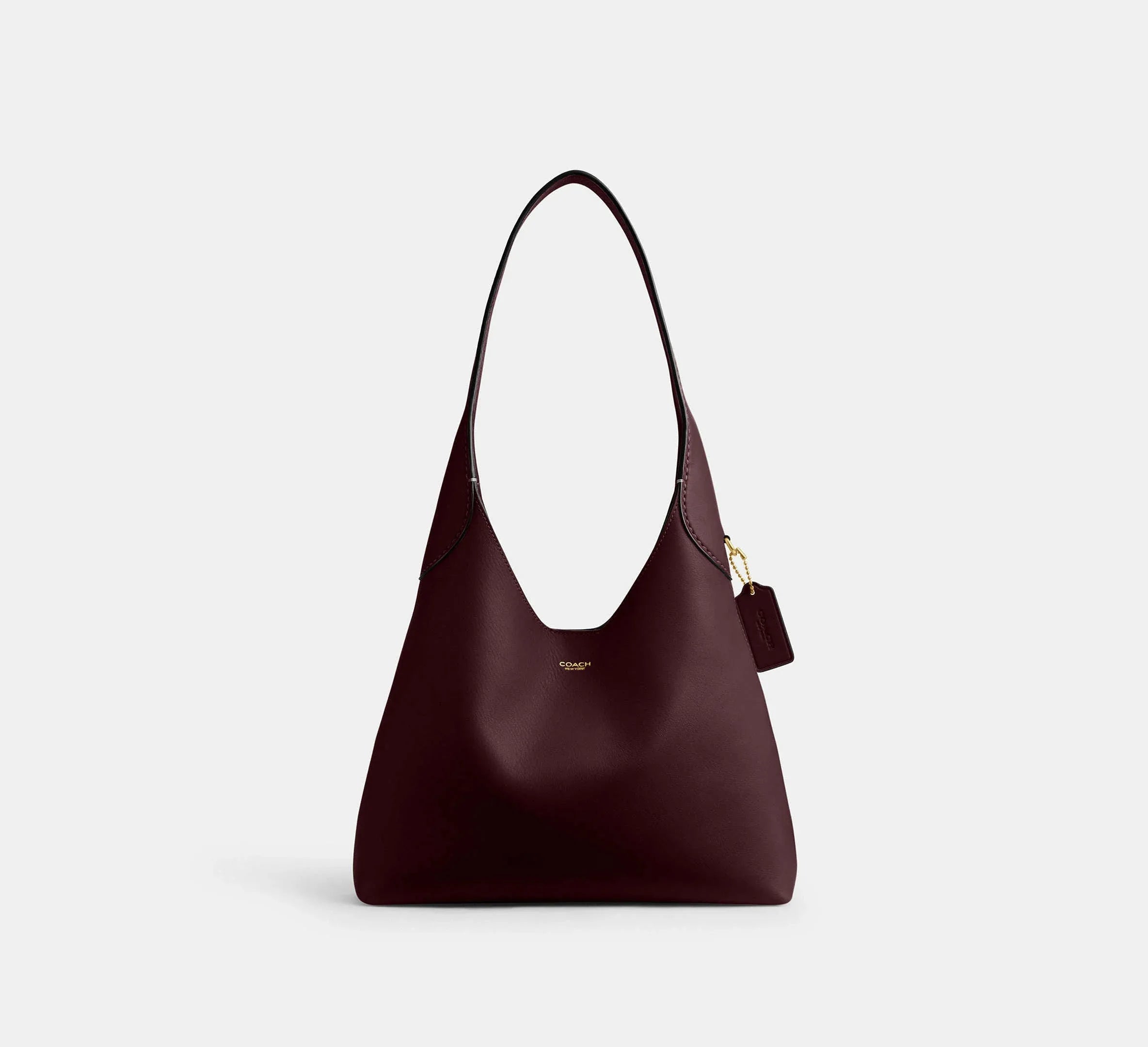 Coach Brooklyn Shoulder Bag 28 - Brass/Merlot - My Suti