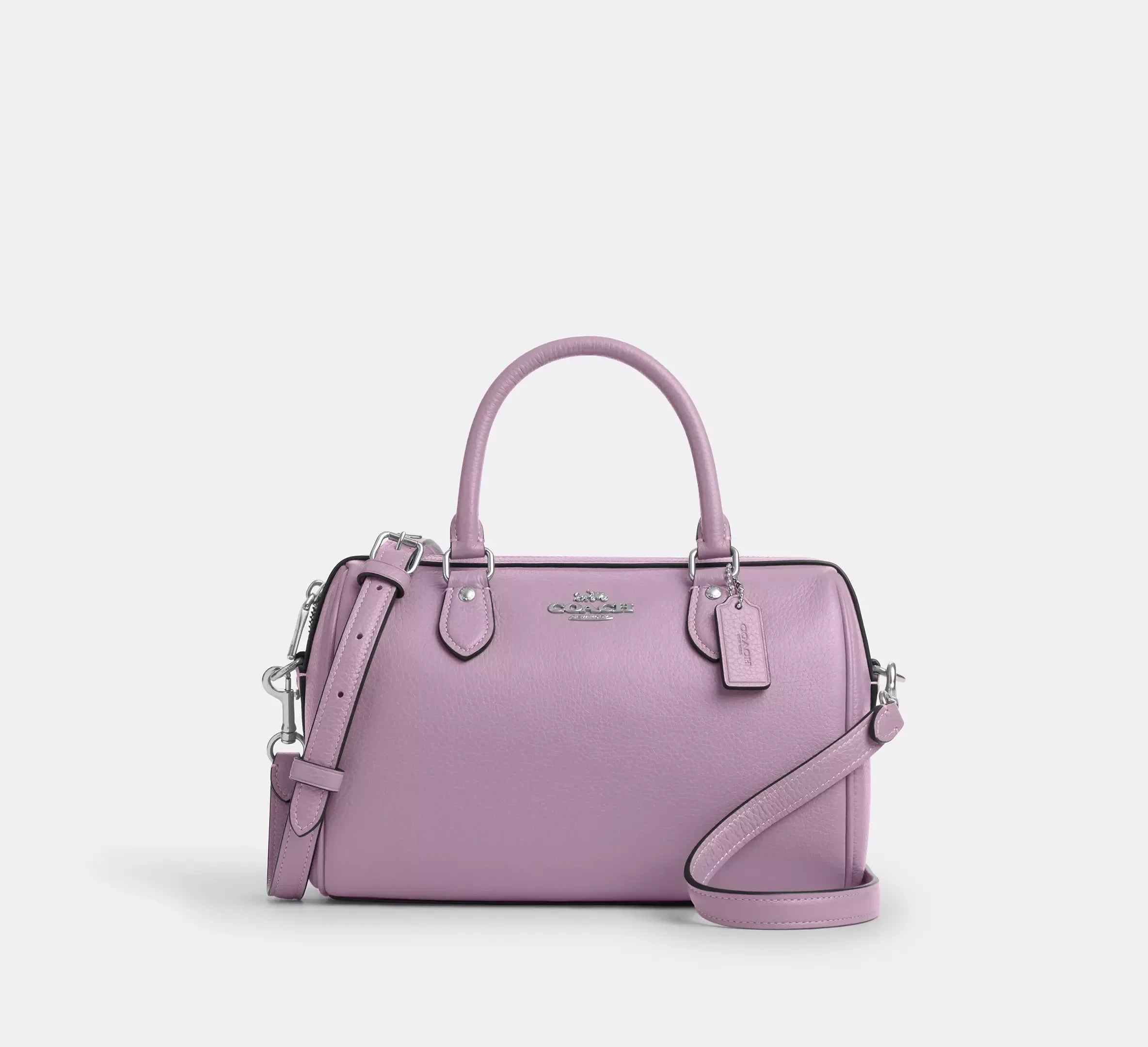 Coach Rowan Satchel Bag - Silver/Jasmine - My Suti