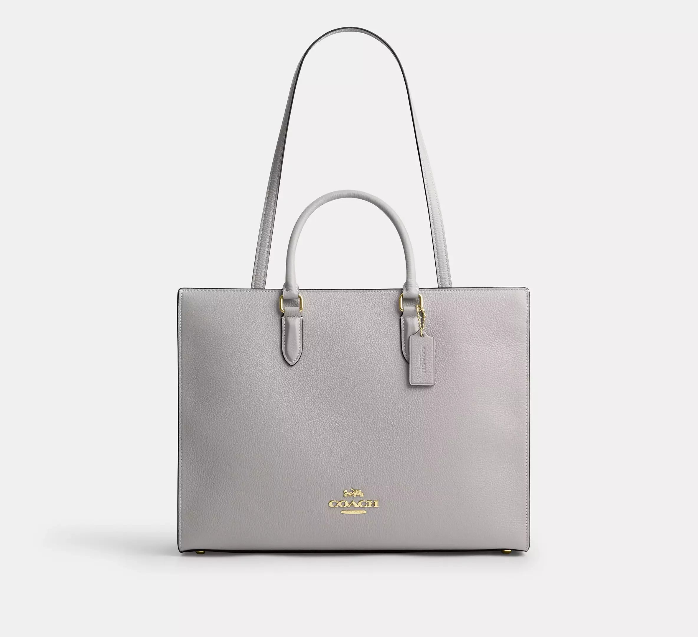 Coach Maggie Tote Bag - Gold/Dove Grey - My Suti