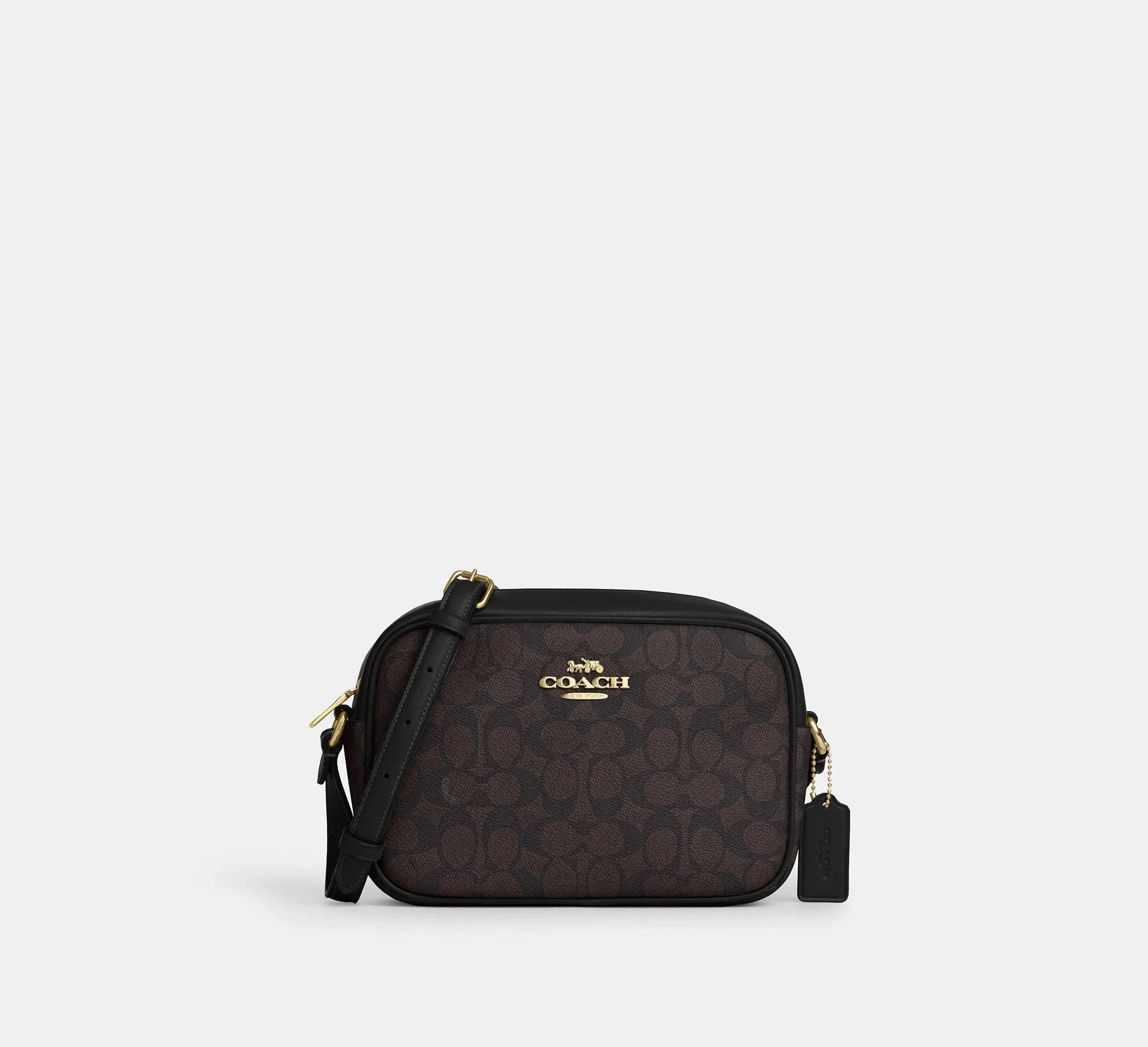 Coach Jamie Camera Bag In Signature Gold/Walnut/Black - My Suti