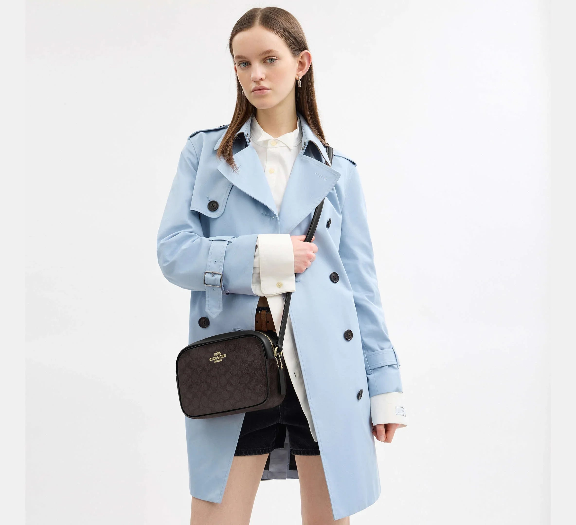 Coach Jamie Camera Bag In Signature Gold/Walnut/Black - My Suti