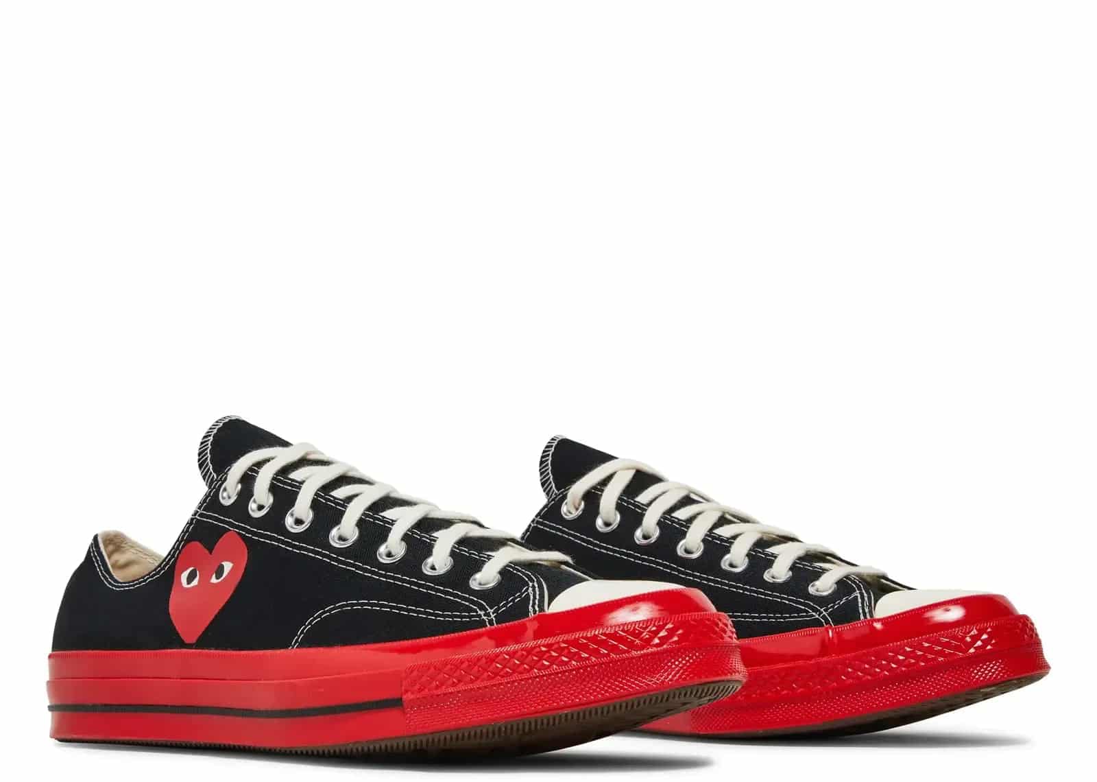 Converse Chuck Taylor All-Star 70 Ox Comme Des Garcons PLAY Black Red - My Suti