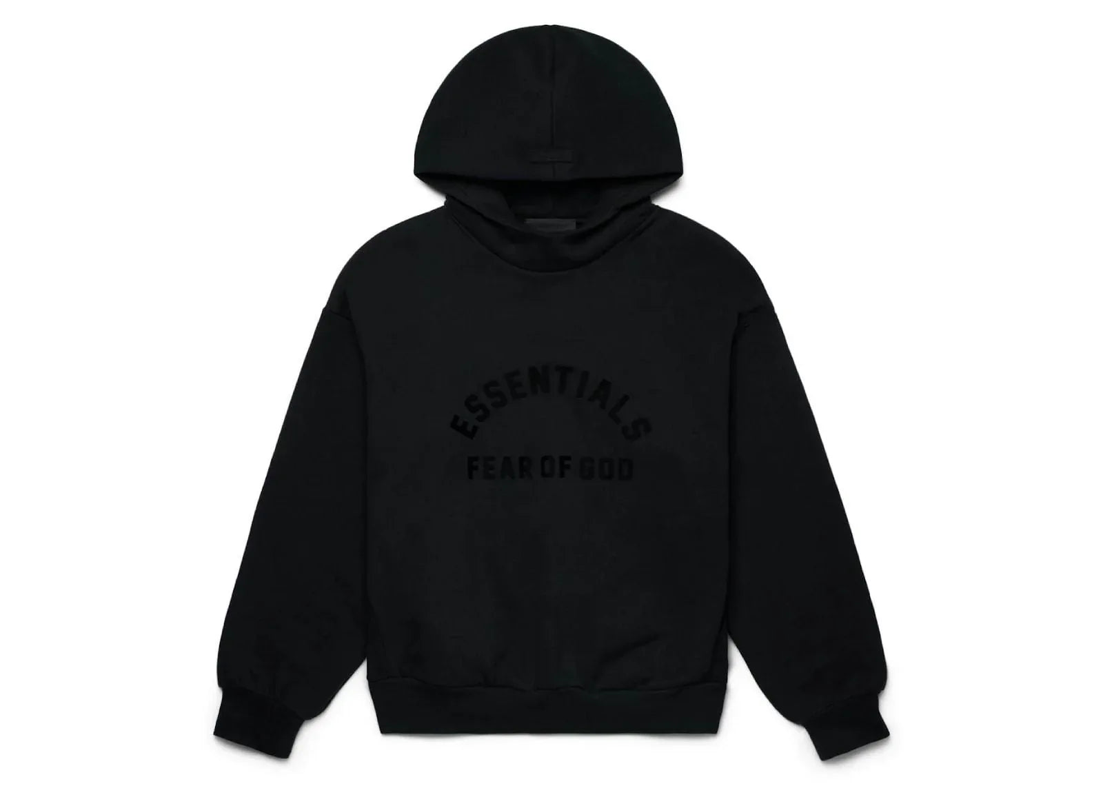 Fear of God Essentials Arch Logo Hoodie Jet Black - My Suti