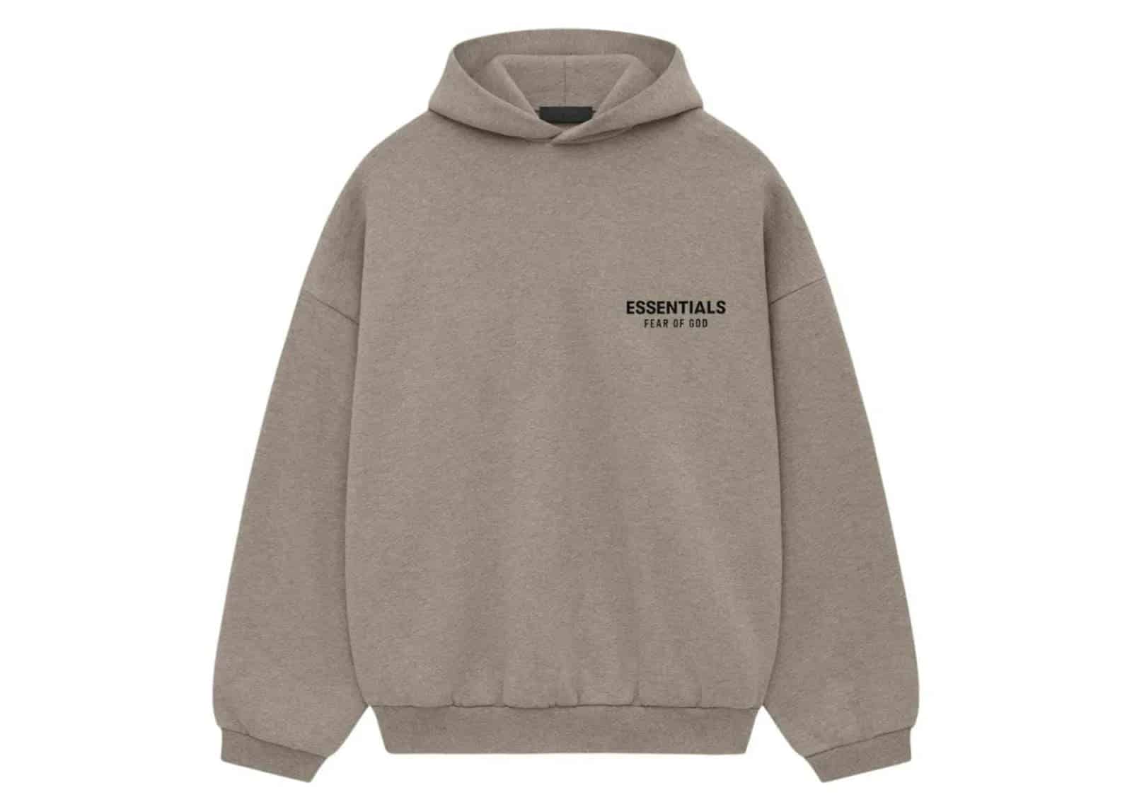 Fear of God Essentials Fleece Hoodie (FW24) Heather Gray - My Suti