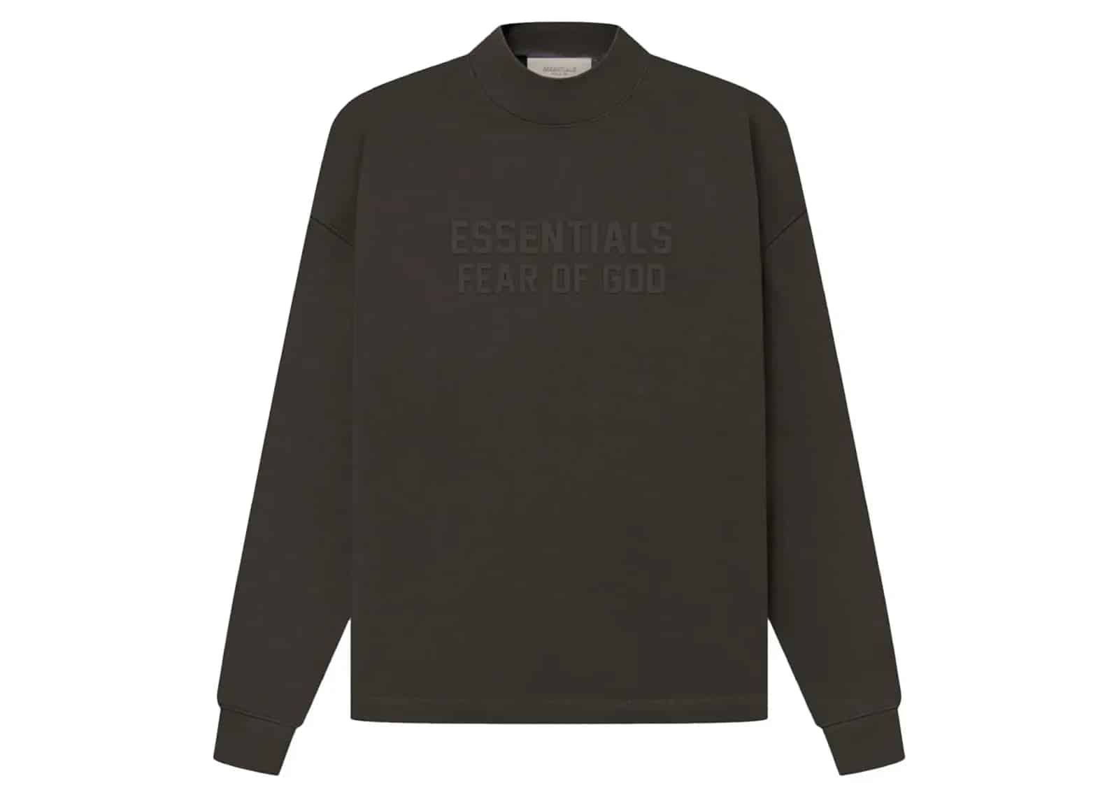 Fear Of God Essentials Relaxed Crewneck Off Black - My Suti