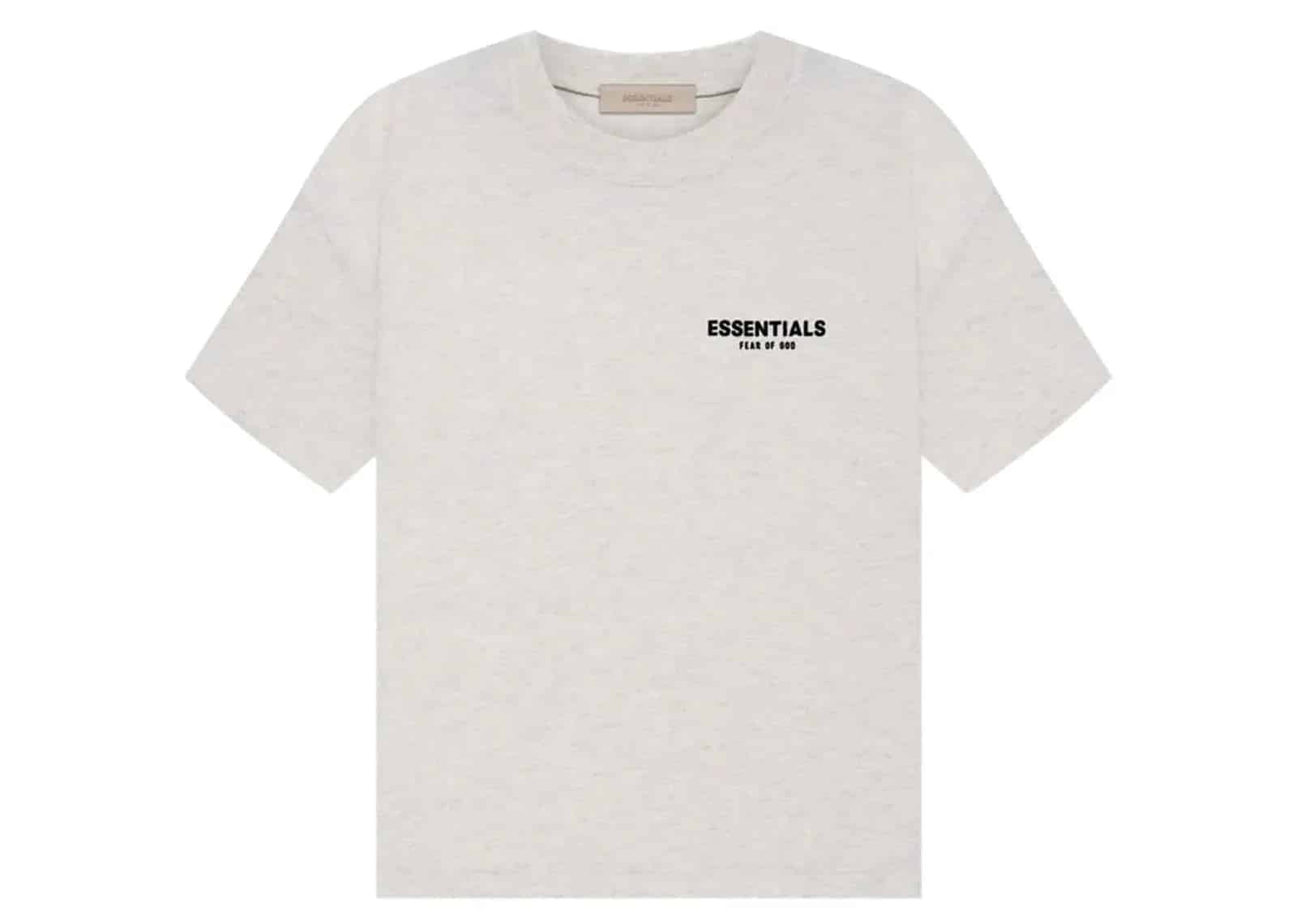 Fear Of God Essentials T-Shirt (SS22) Light Oatmeal - My Suti