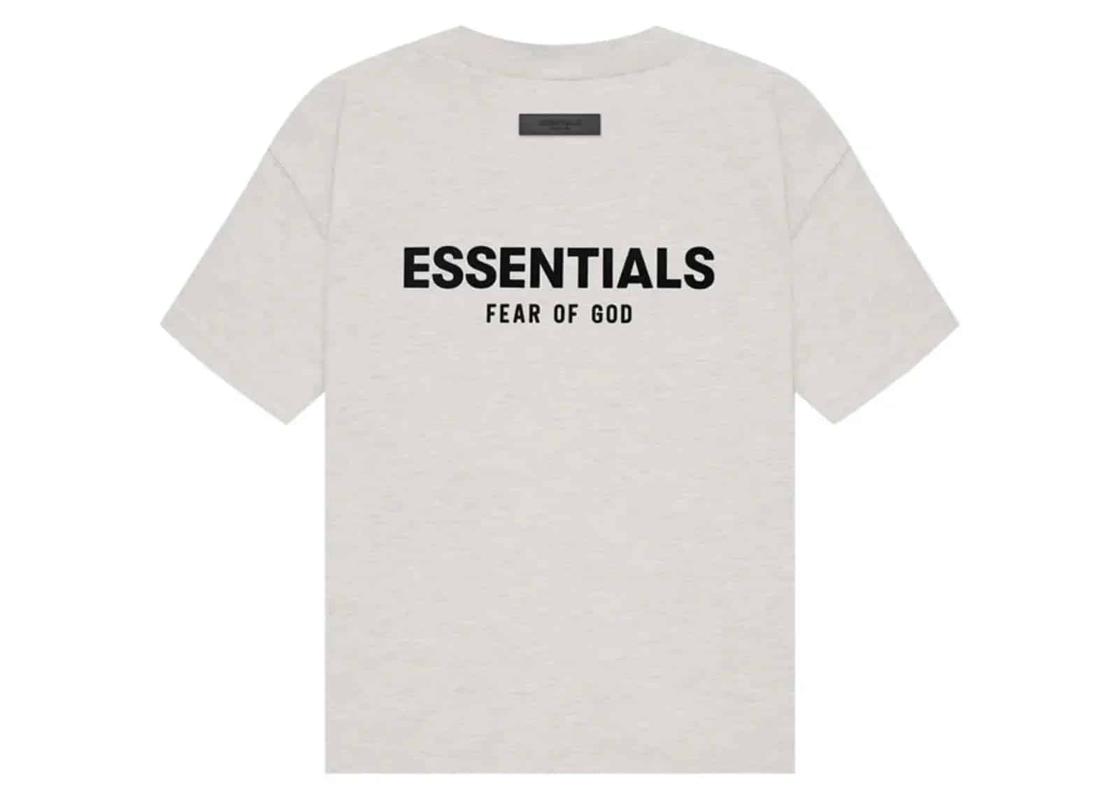 Fear Of God Essentials T-Shirt (SS22) Light Oatmeal - My Suti