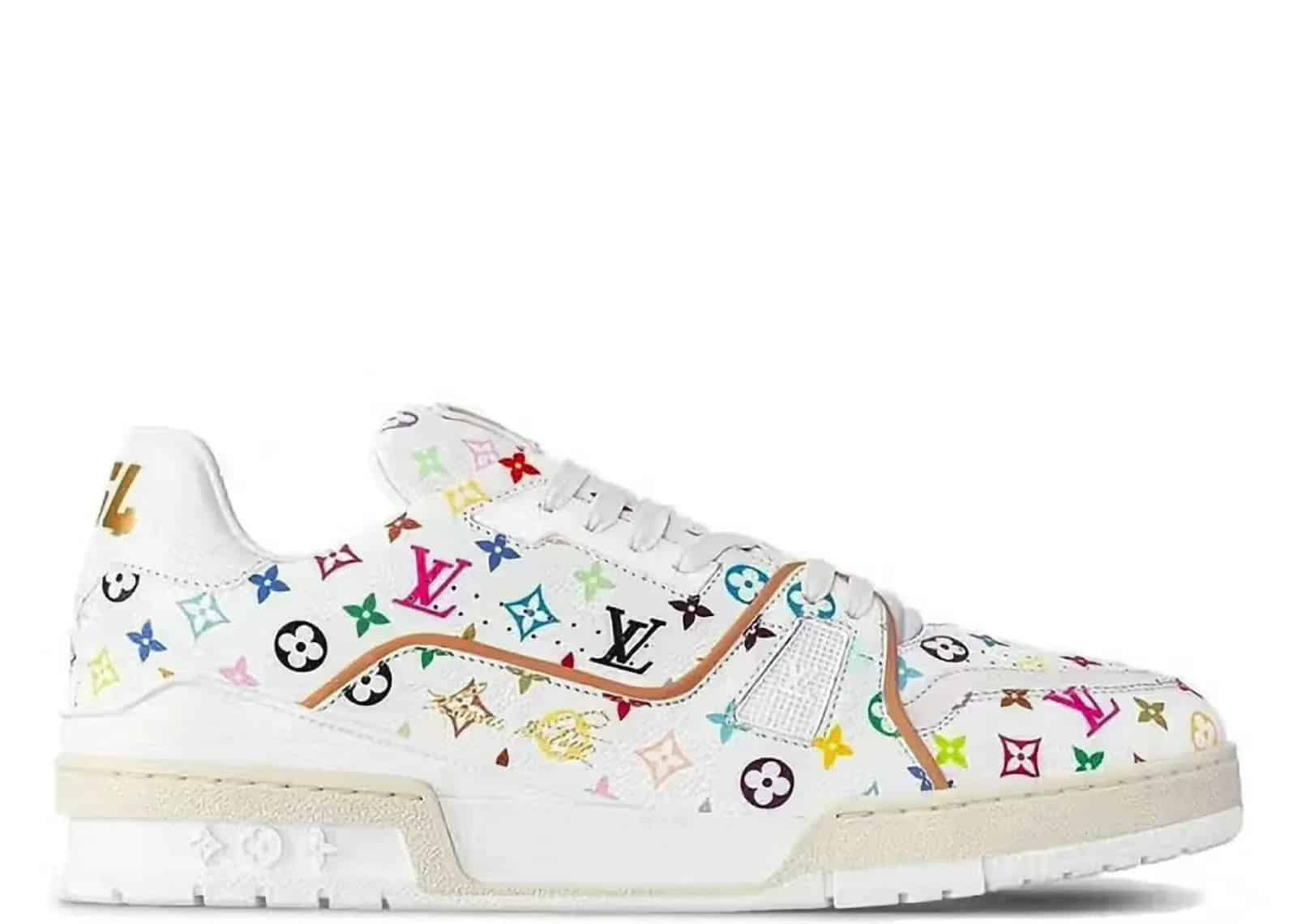 Louis Vuitton LV Trainer Takashi Murakami White - My Suti Louis Vuitton LV Trainer Takashi Murakami White - My Suti