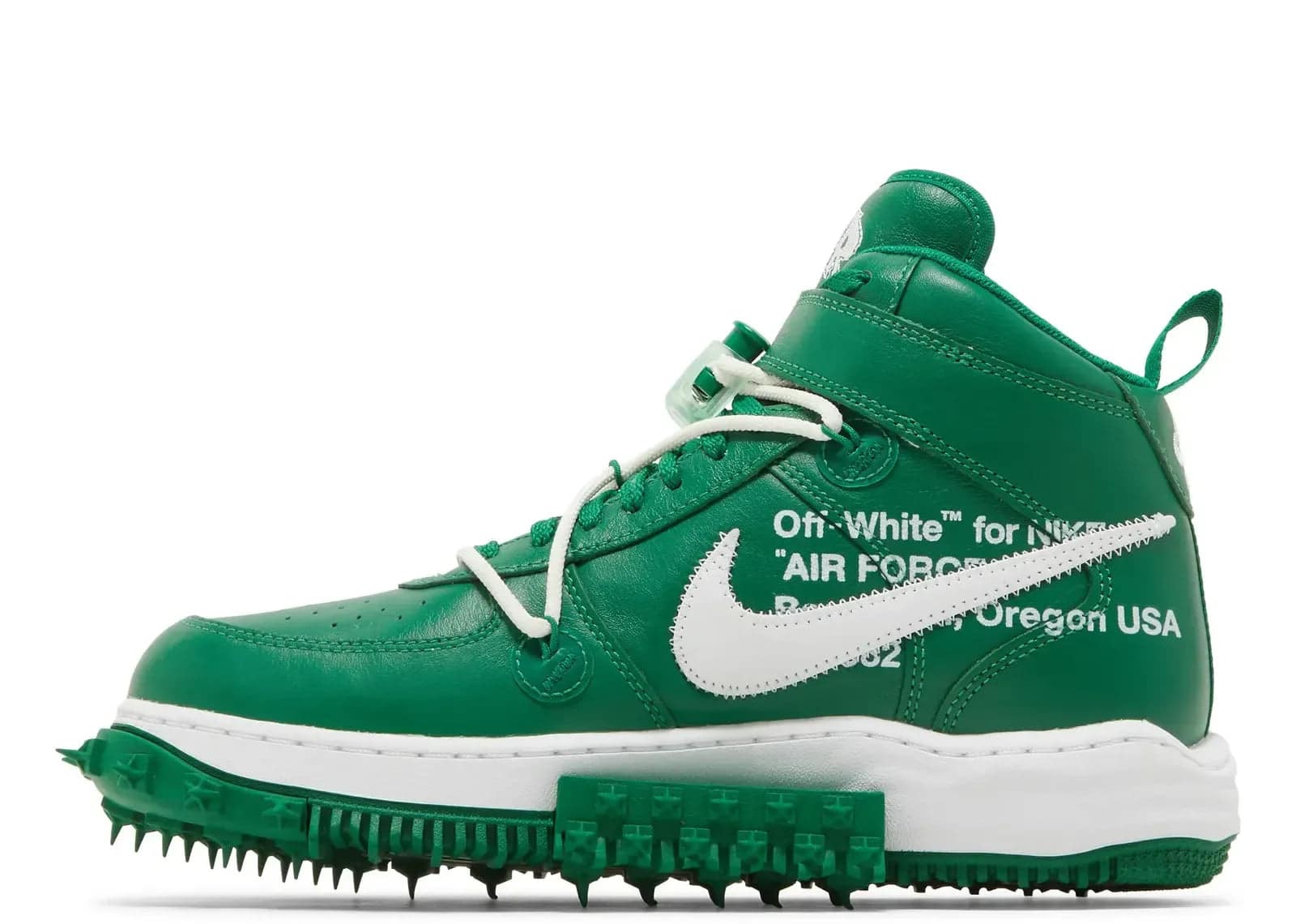 Nike Air Force 1 Mid Off-White Pine Green - My Suti