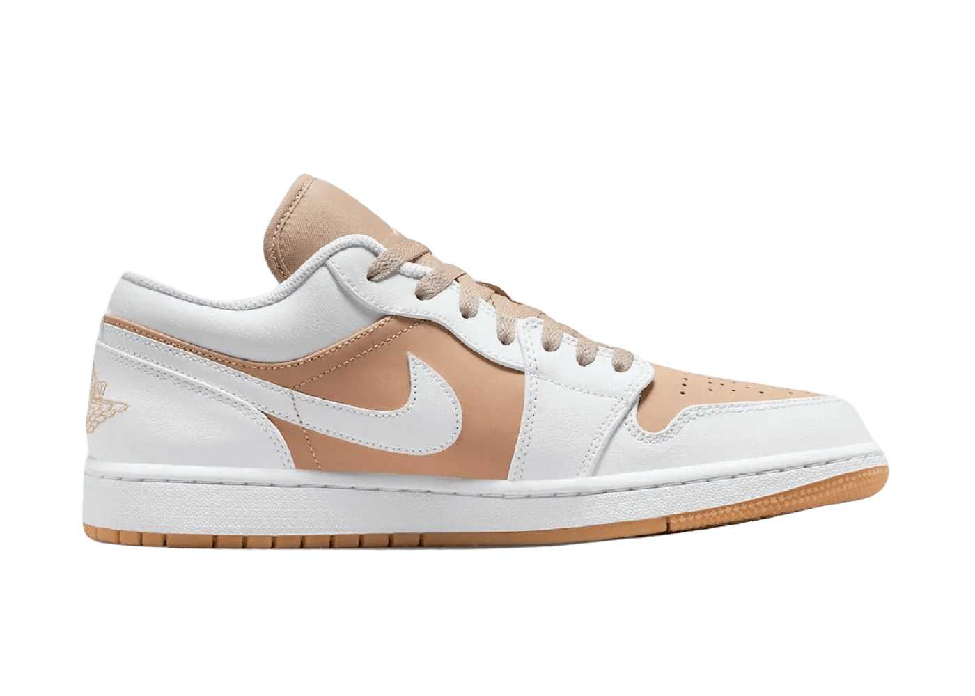 Nike Air Jordan 1 Low White Tan Gum - My Suti
