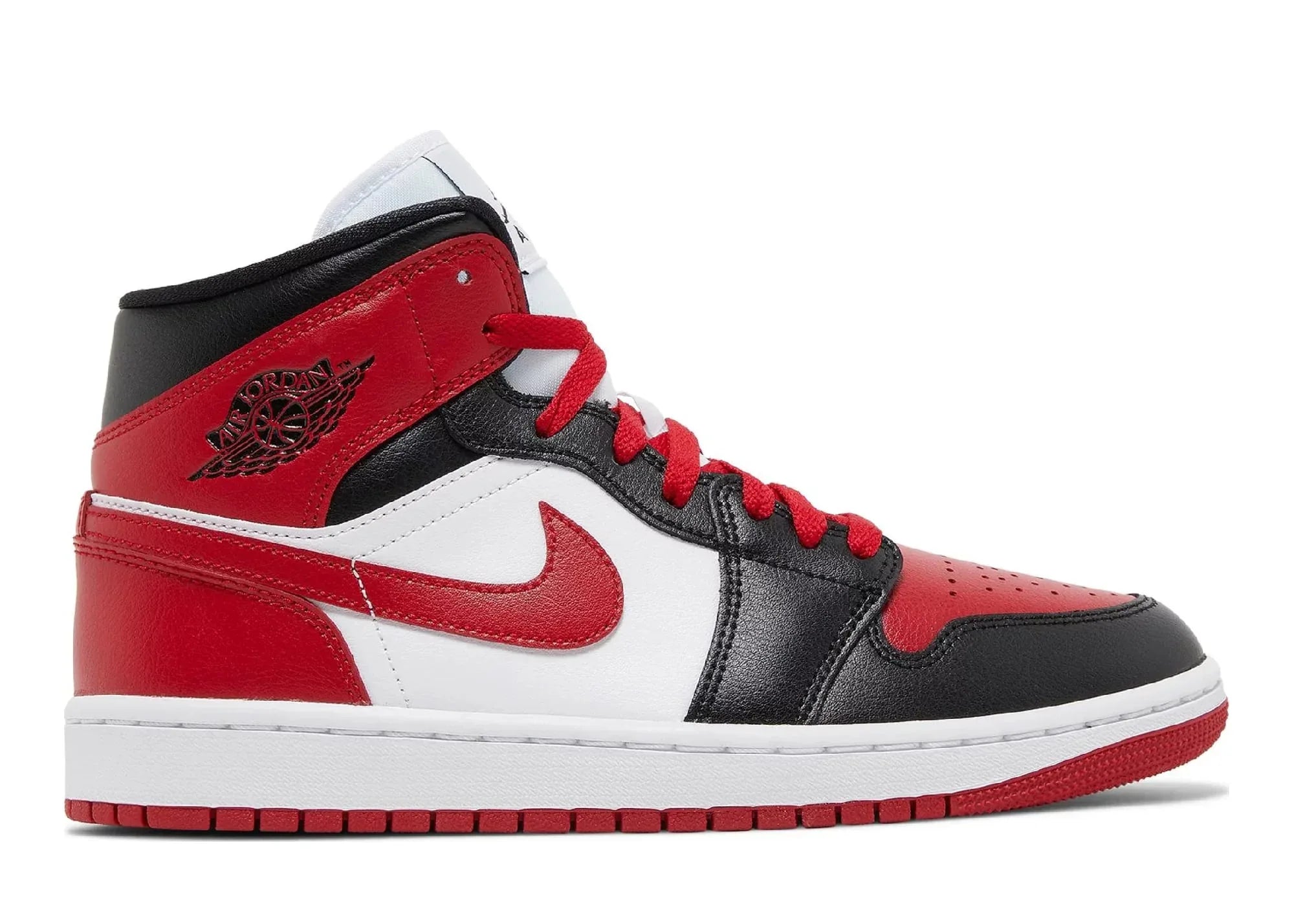 Nike Air Jordan 1 Mid Alternate Bred Toe (W) - My Suti