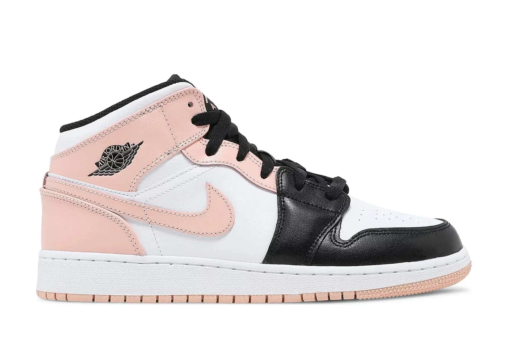 Nike Air Jordan 1 Mid Crimson Tint Toe (GS) - My Suti