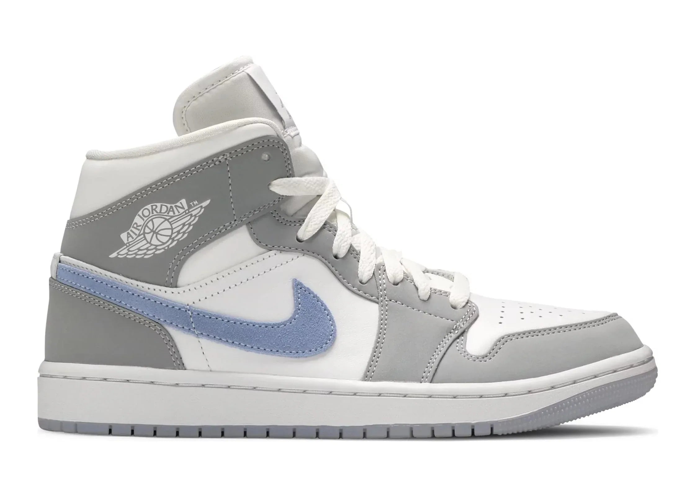 Nike Air Jordan 1 Mid Grey Blue (W) - My Suti Nike Air Jordan 1 Mid Grey Blue (W) - My Suti
