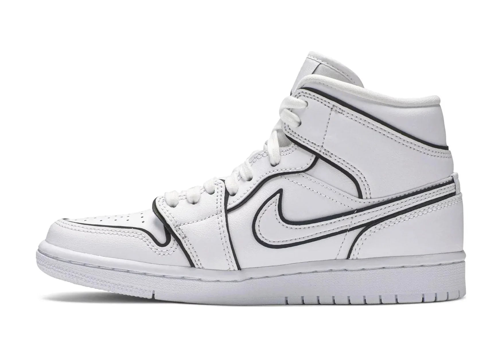 Nike Air Jordan 1 Mid Iridescent Reflective White (W) - My Suti