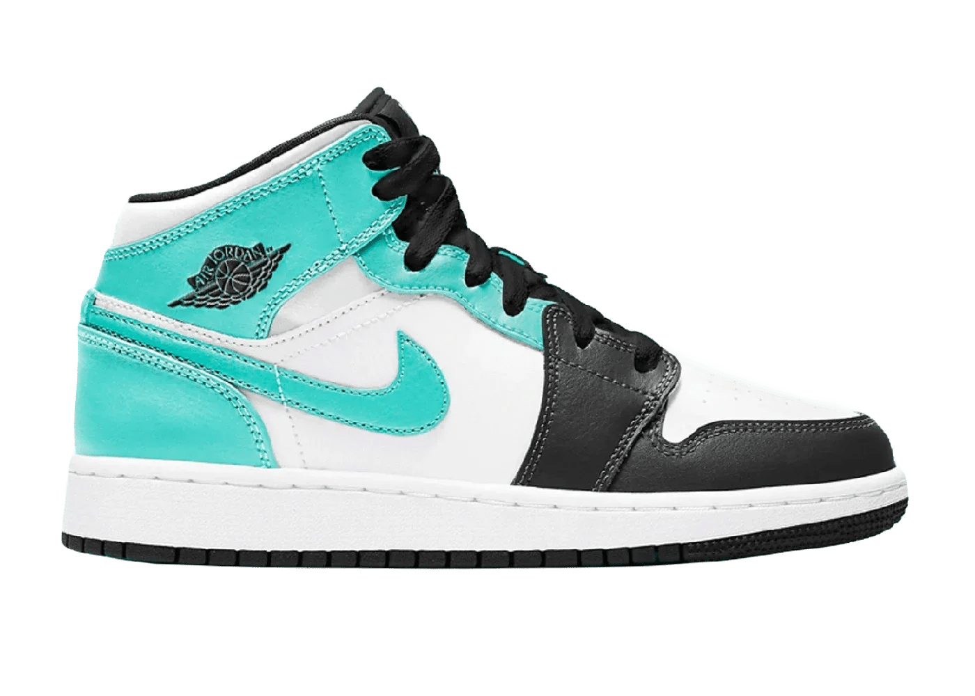 Nike Air Jordan 1 Mid Island Green (Igloo) (GS) - My Suti