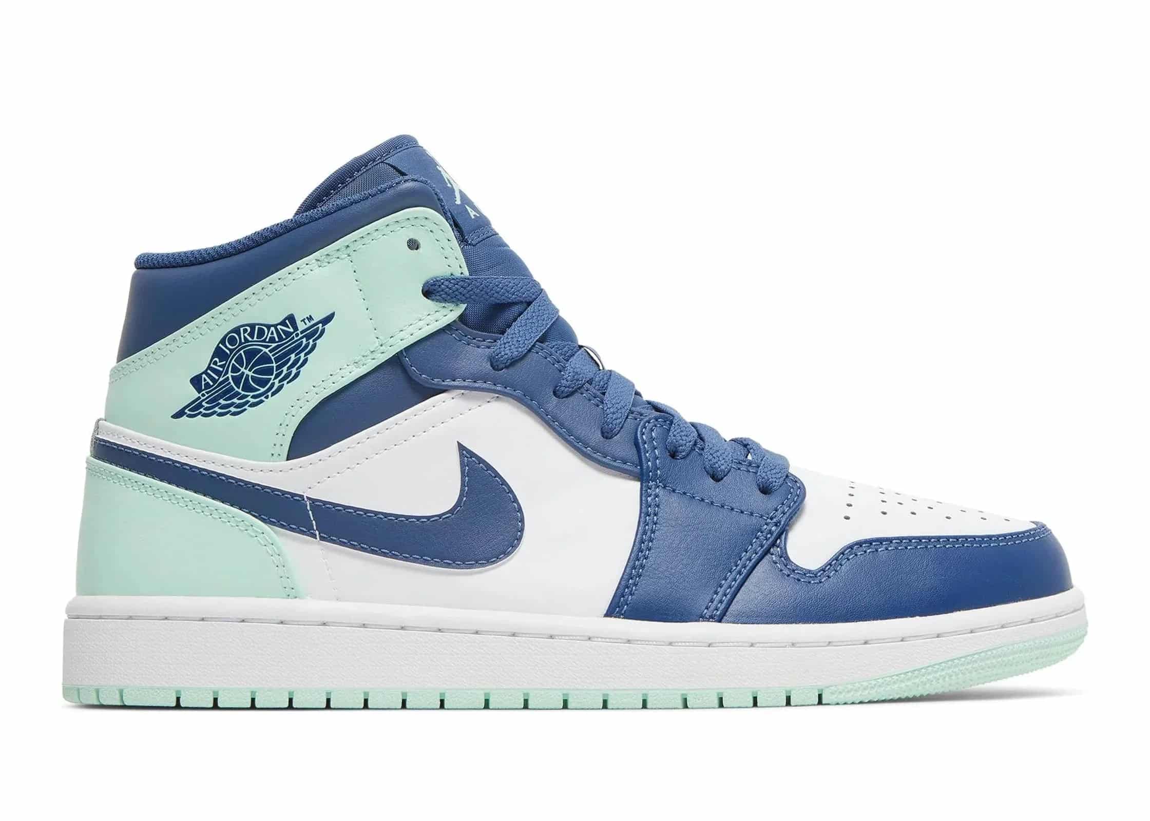 Nike Air Jordan 1 Mid Mystic Navy Mint Foam - My Suti