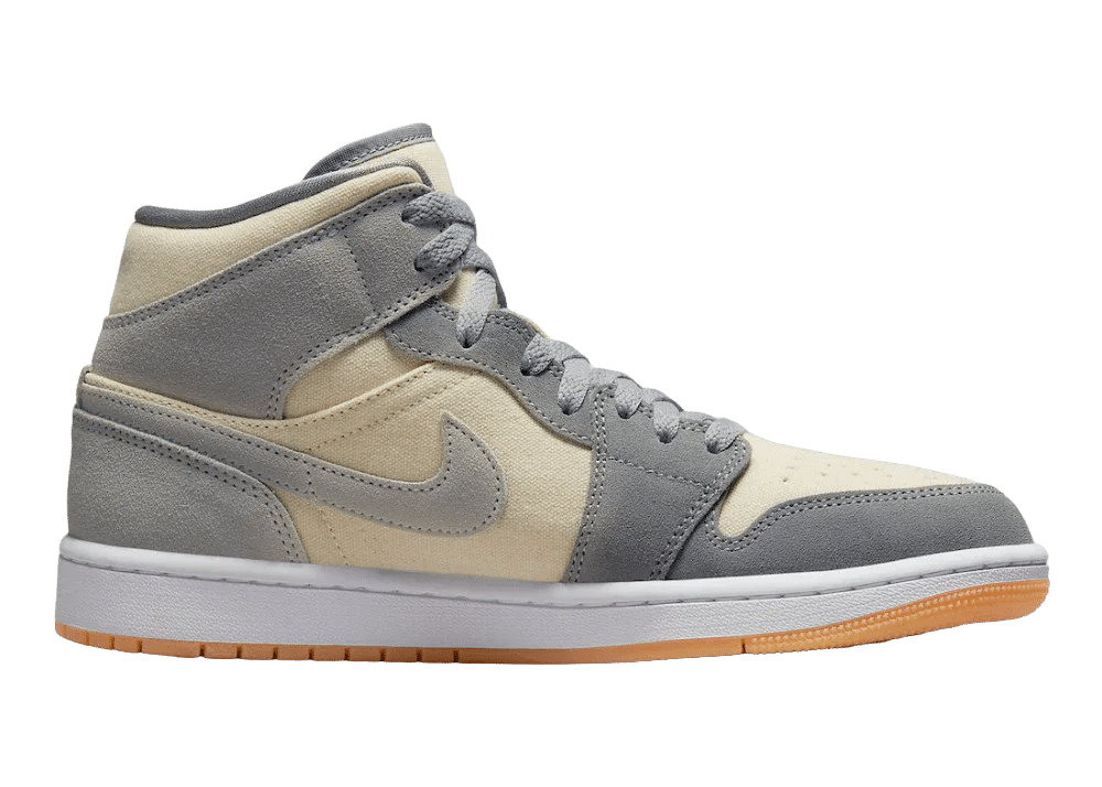 Nike Air Jordan 1 Mid SE Coconut Milk Particle Grey - My Suti Nike Air Jordan 1 Mid SE Coconut Milk Particle Grey - My Suti
