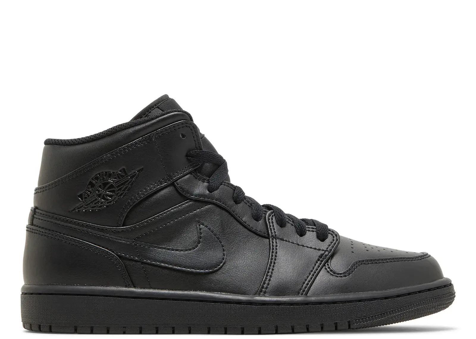 Nike Air Jordan 1 Mid Triple Black - My Suti