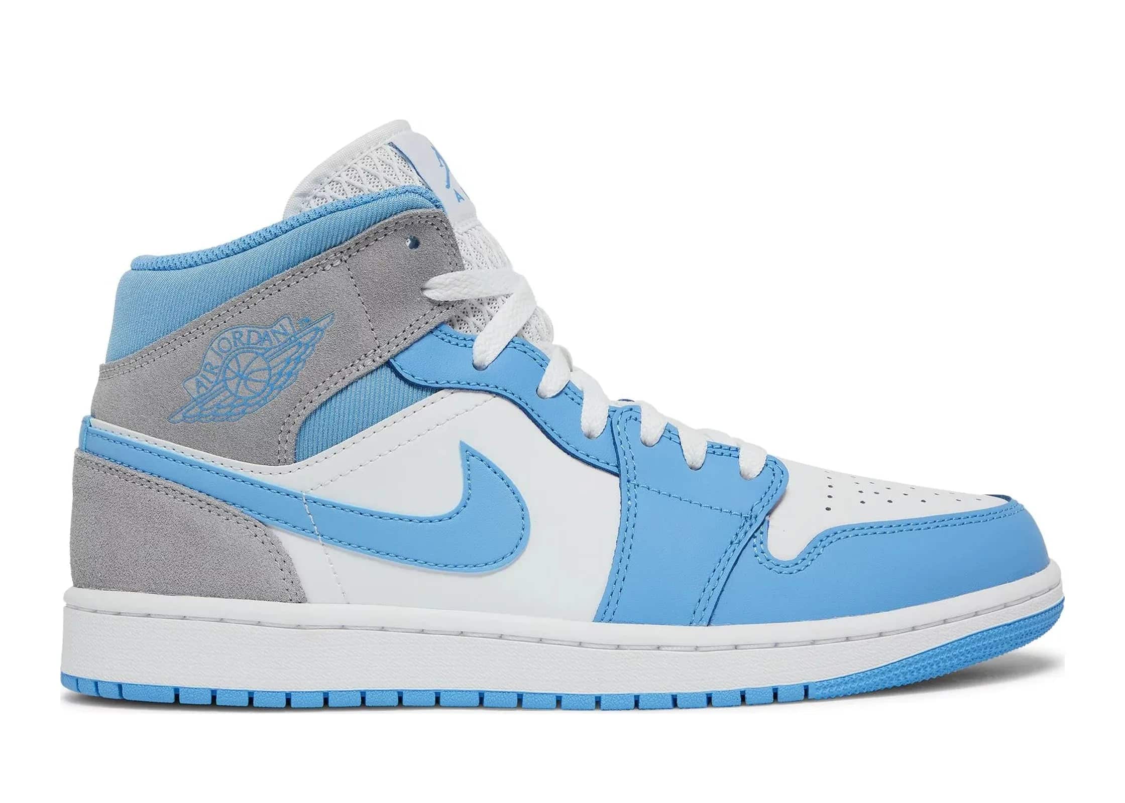 Nike Air Jordan 1 Mid University Blue Grey - My Suti