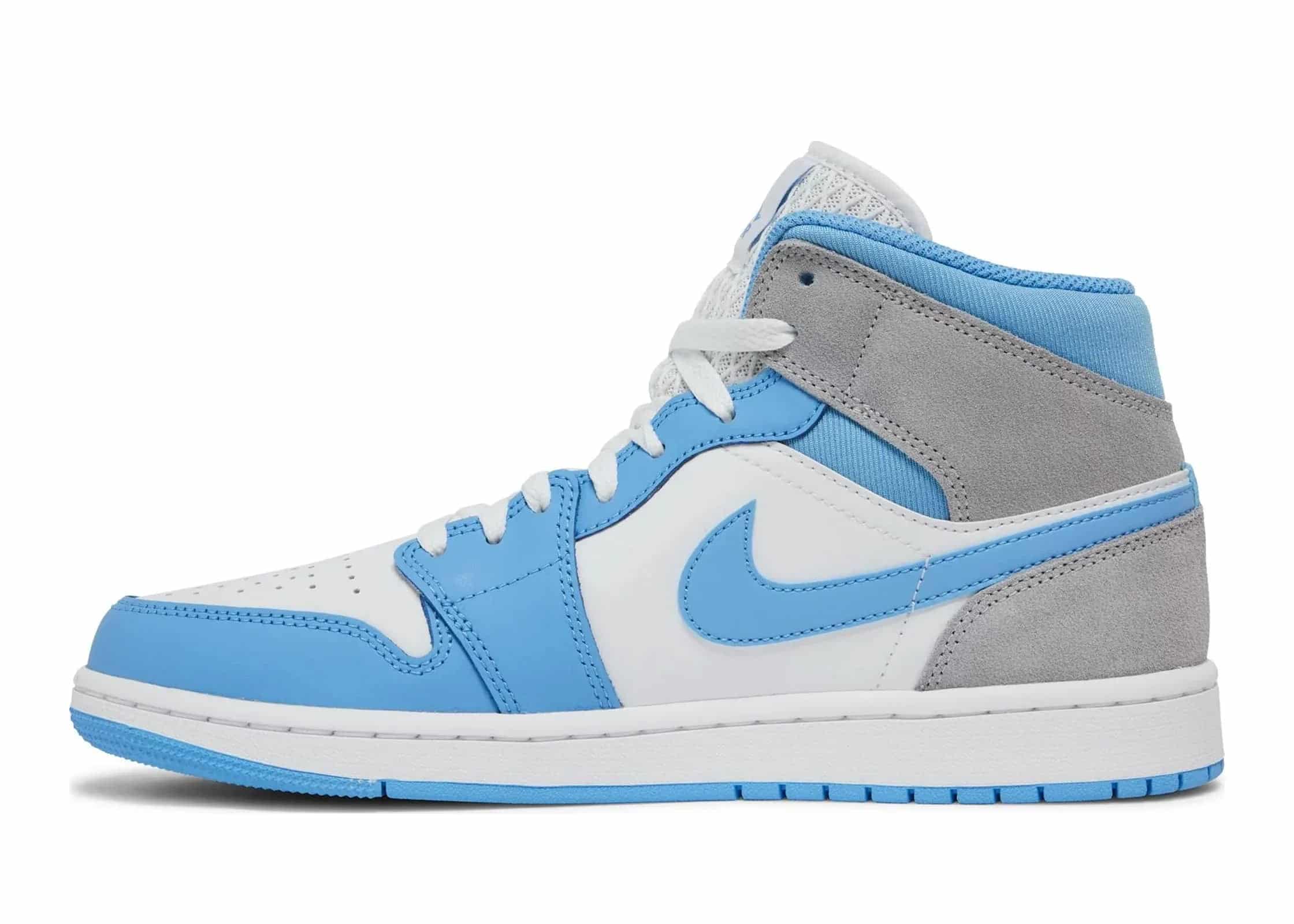 Nike Air Jordan 1 Mid University Blue Grey - My Suti