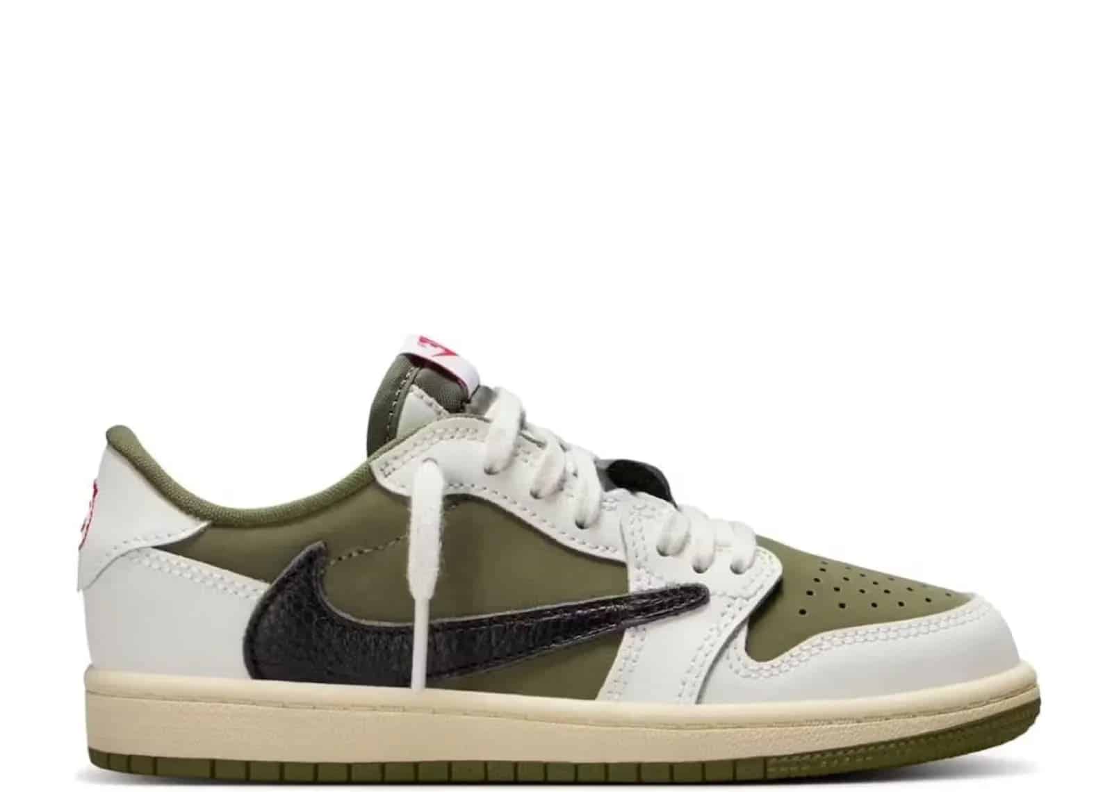 Nike Air Jordan 1 Retro Low OG SP Travis Scott Medium Olive (PS) - My Suti