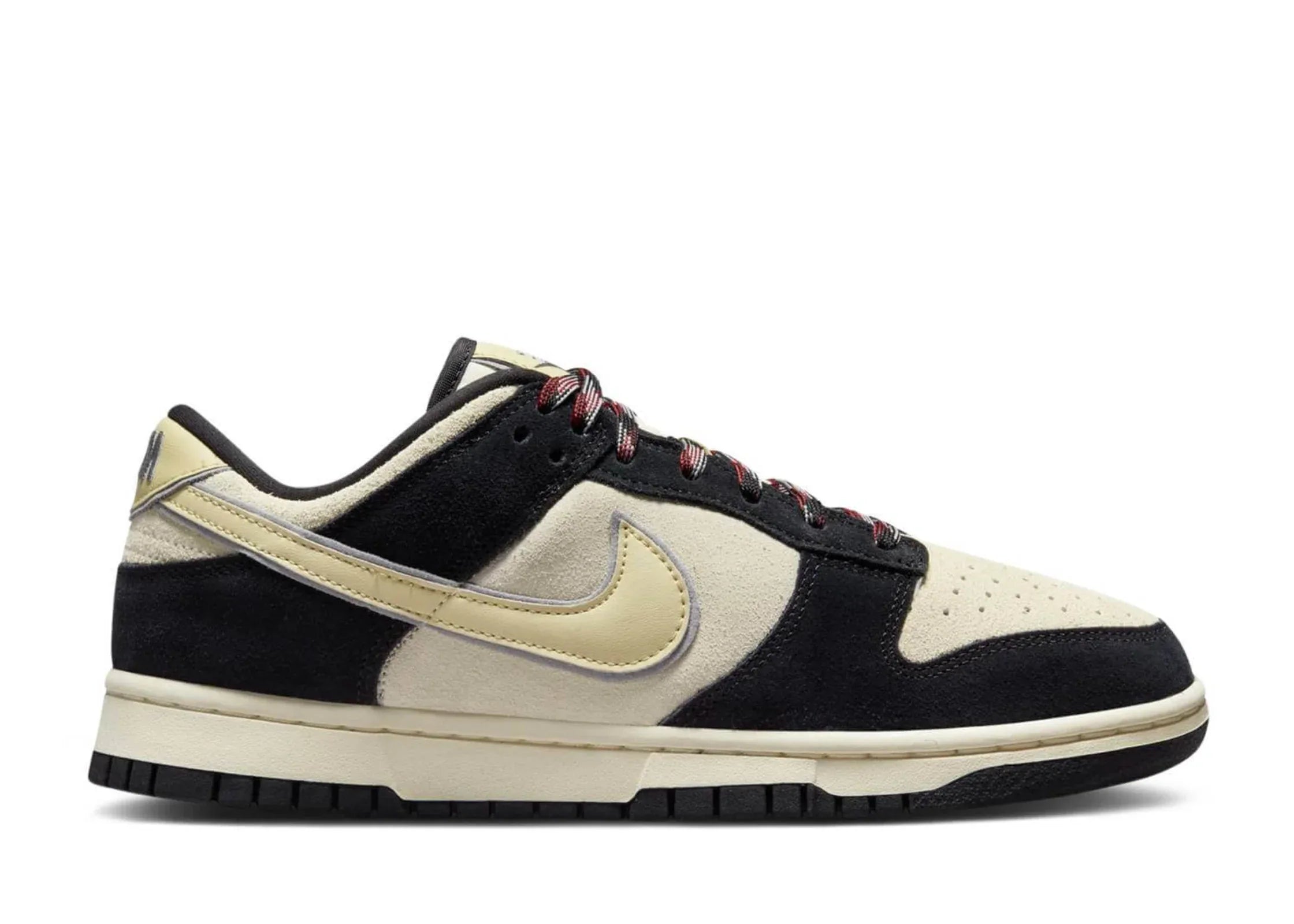 Nike Dunk Low LX Black Suede Team Gold (W) - My Suti Nike Dunk Low LX Black Suede Team Gold (W) - My Suti
