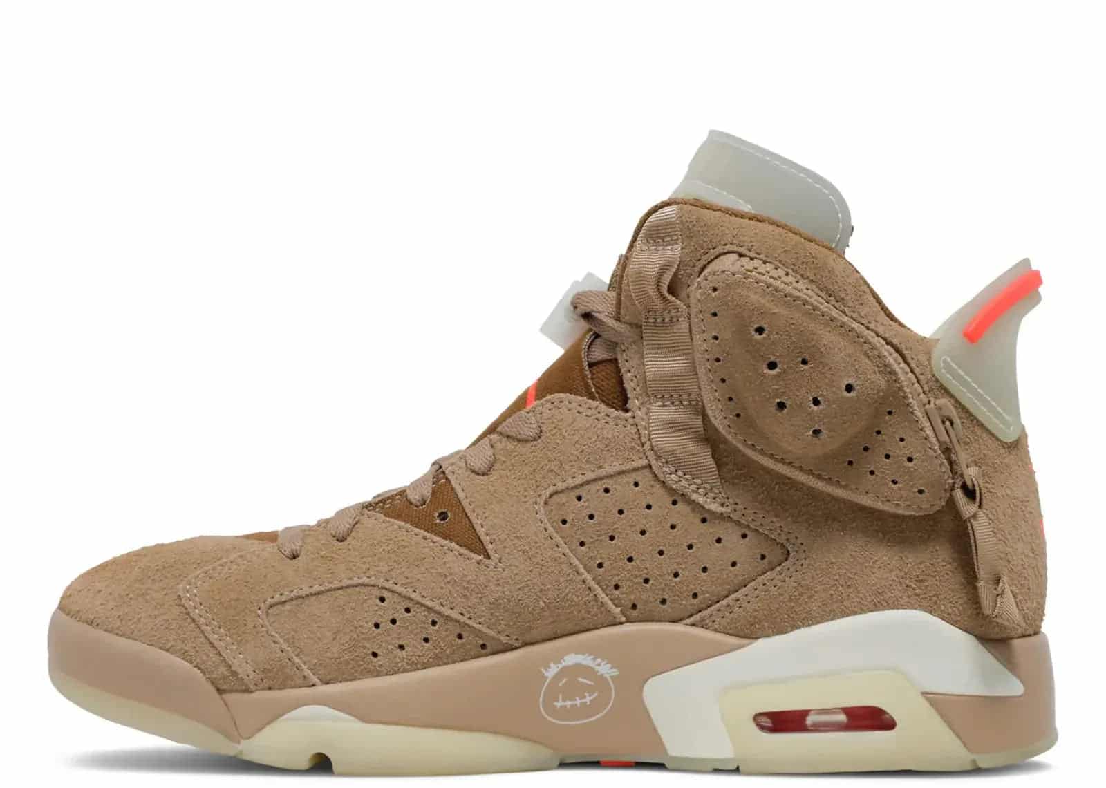 Nike Jordan 6 Retro Travis Scott British Khaki - My Suti