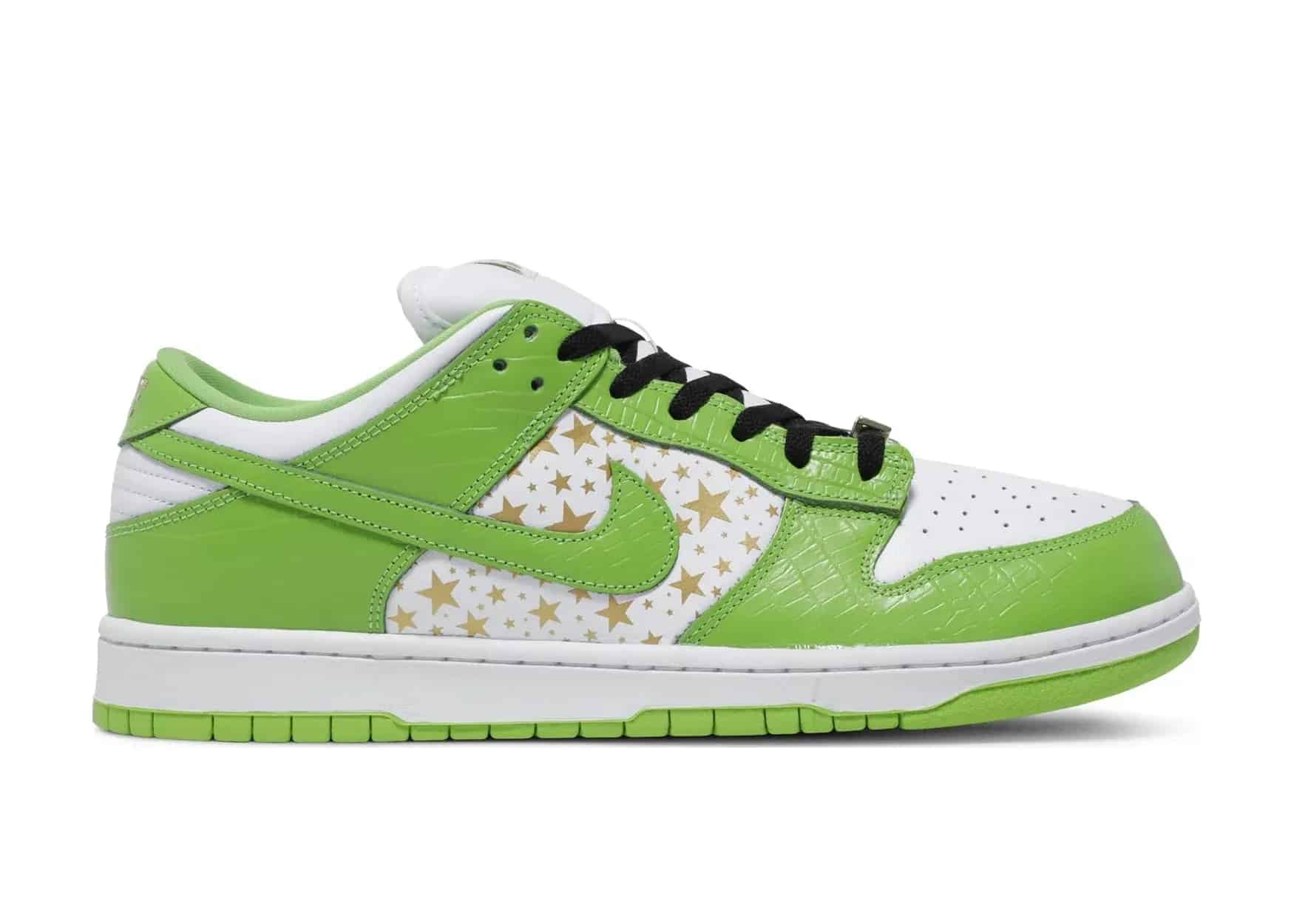 Nike Dunk Low Supreme Stars Mean Green (2021) - My Suti