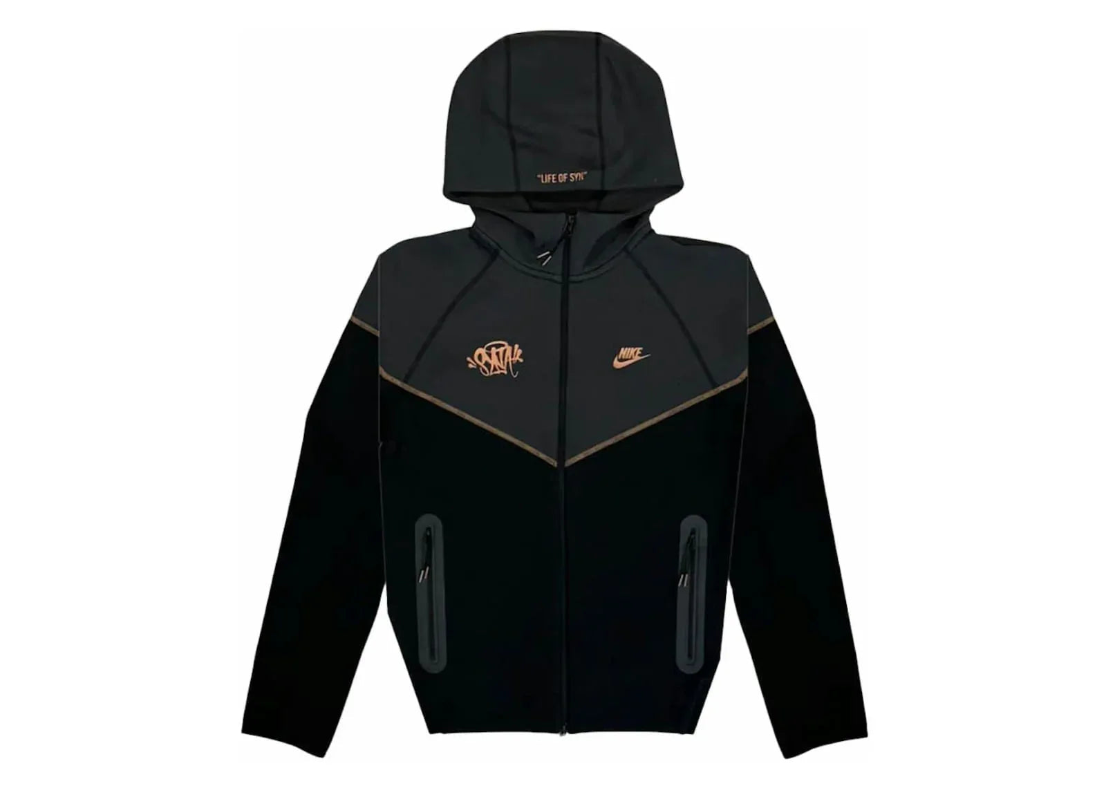 Nike Sportswear Tech Fleece X Central Cee Full Zip Hoodie Black - My Suti Nike Sportswear Tech Fleece X Central Cee Full Zip Hoodie Black - My Suti