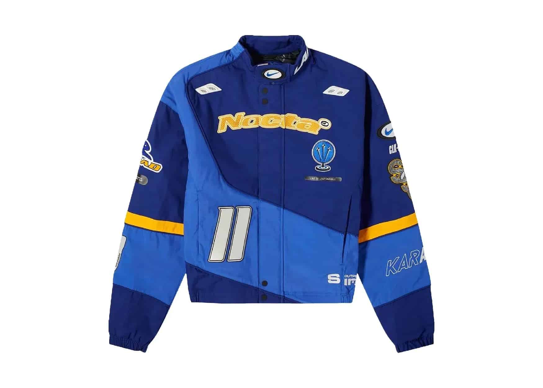 Nike x NOCTA L Art Racing Jacket Deep Royal Blue - My Suti Nike x NOCTA L Art Racing Jacket Deep Royal Blue - My Suti