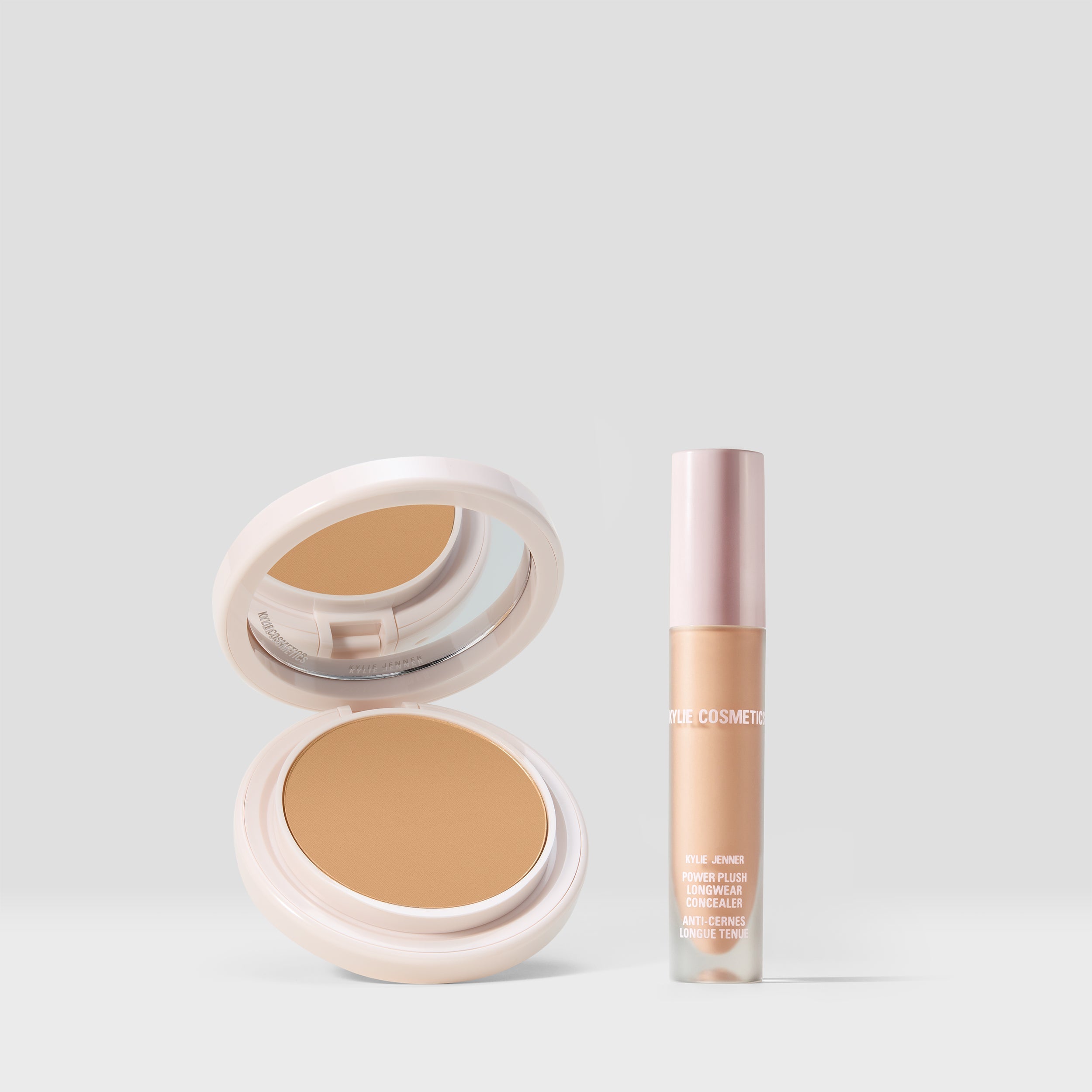 Kylie Natural Blur Powder Foundation And Power Plush Concealer Duo - Görsel 1